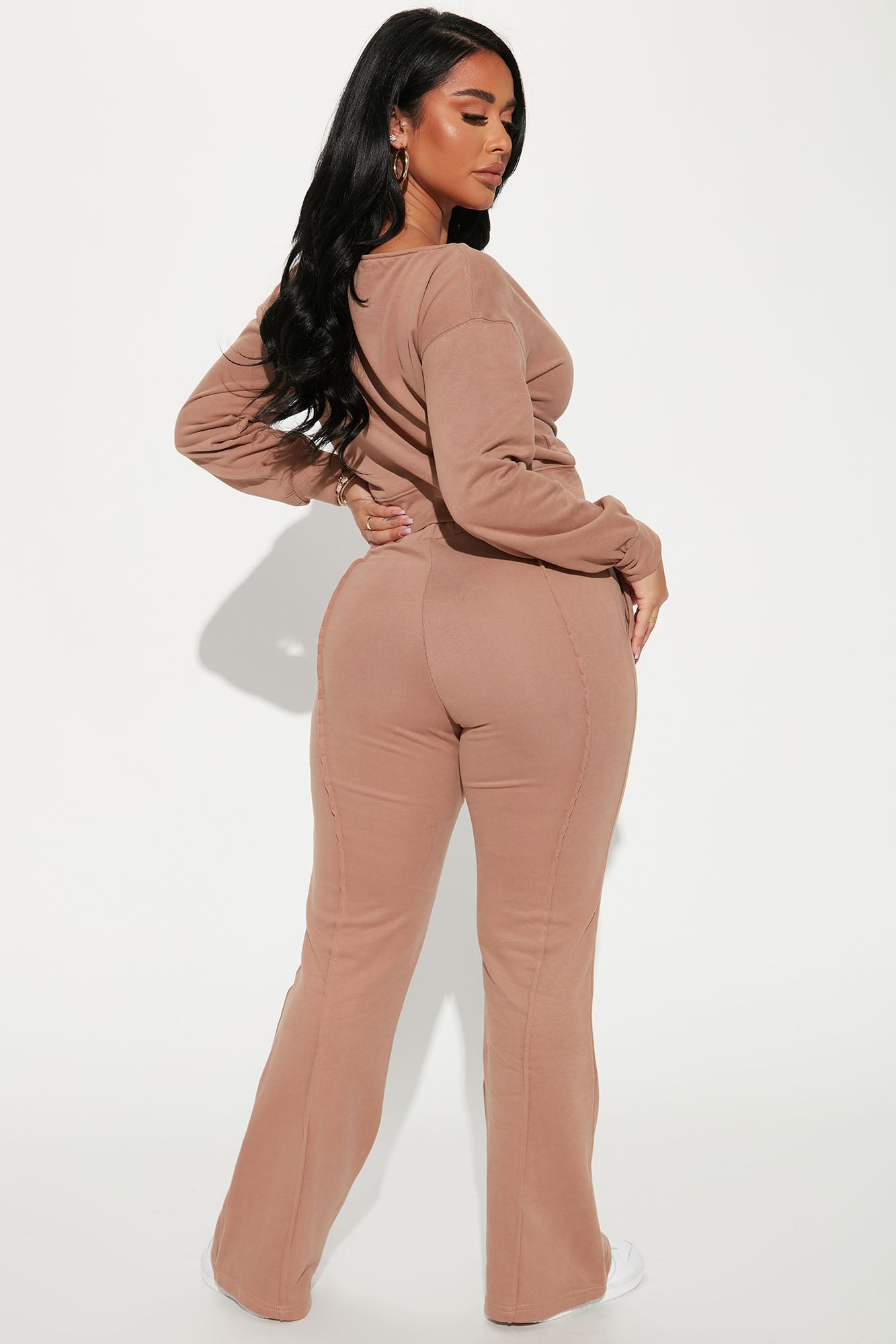 Easy Going Pant Set - Taupe - Image 4