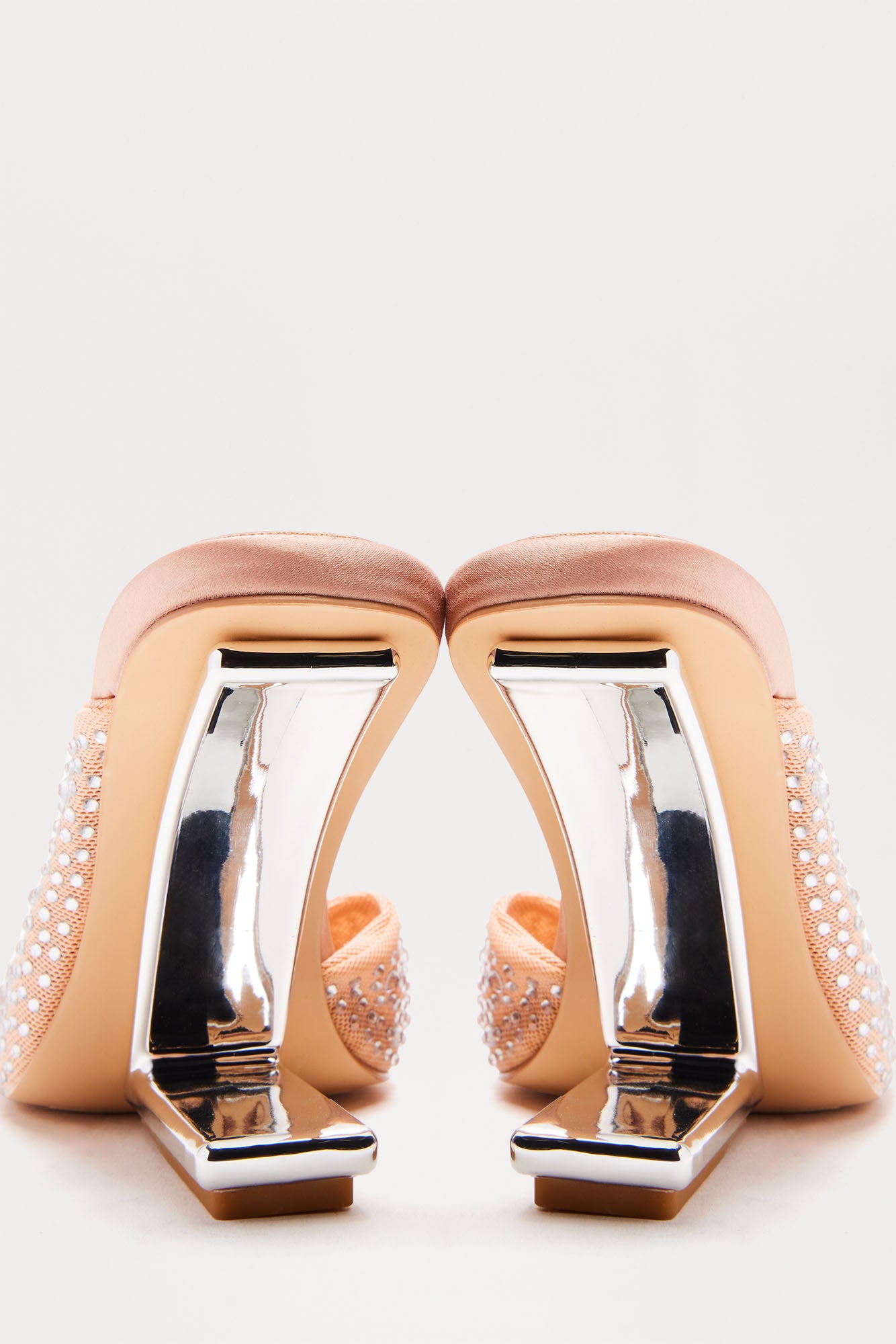 Camden Rhinestone Wedges - Nude - Image 5