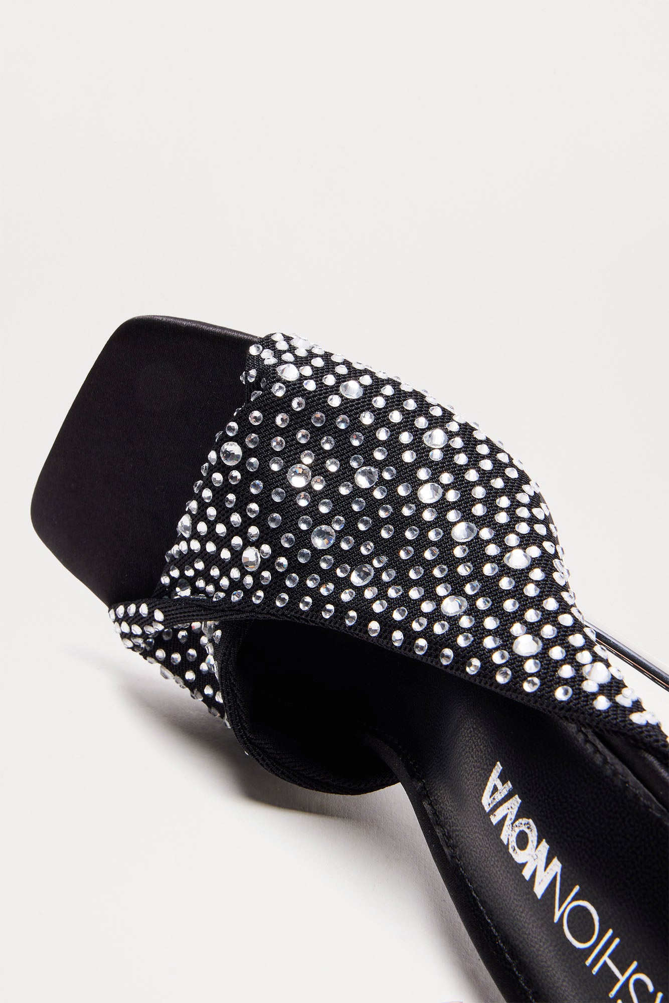 Camden Rhinestone Wedges - Black - Image 5