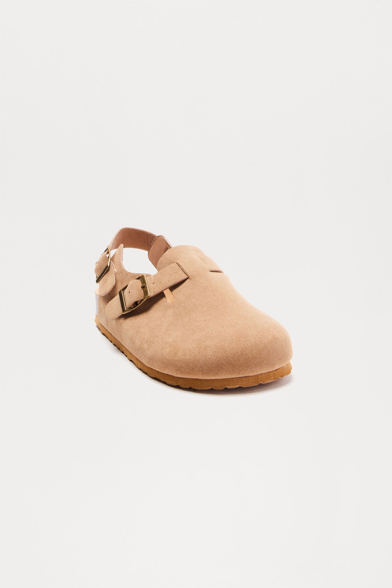 Fletcher Buckle Slides - Taupe - Image 3