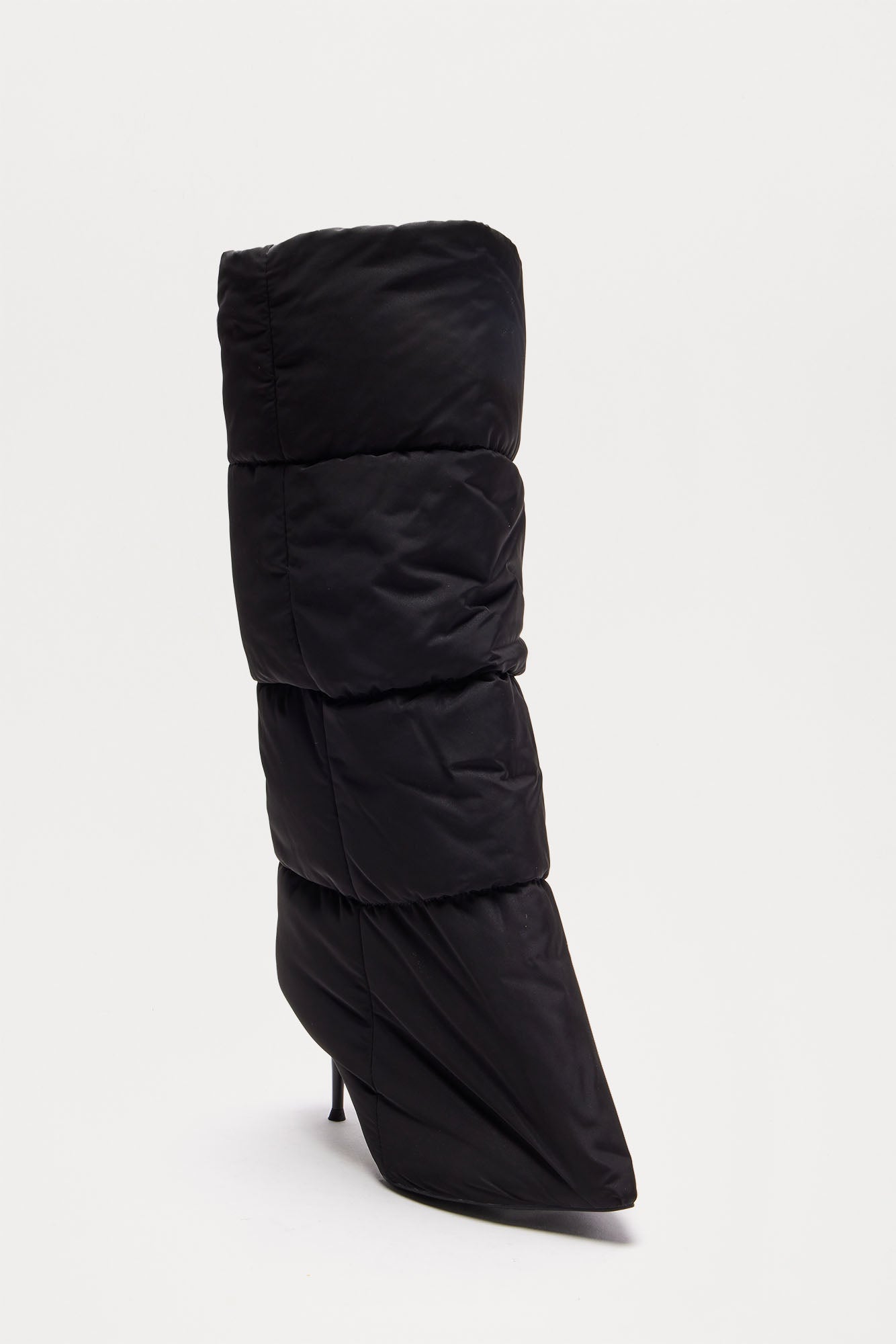 Easton Quilted Boots - Black - Image 3