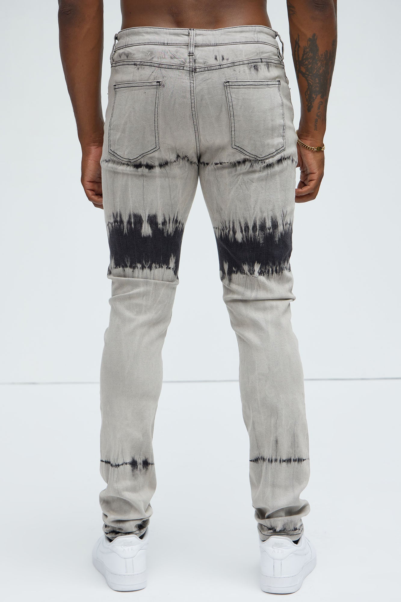 Way Out Stacked Skinny Jeans - Grey/combo - Image 4