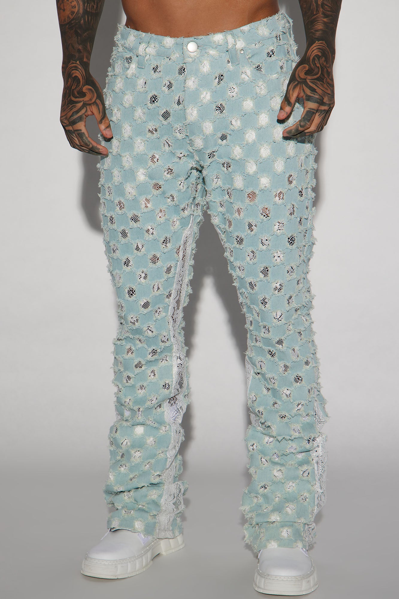 Bravo Carpenter Pants - Light Blue Wash - Image 4