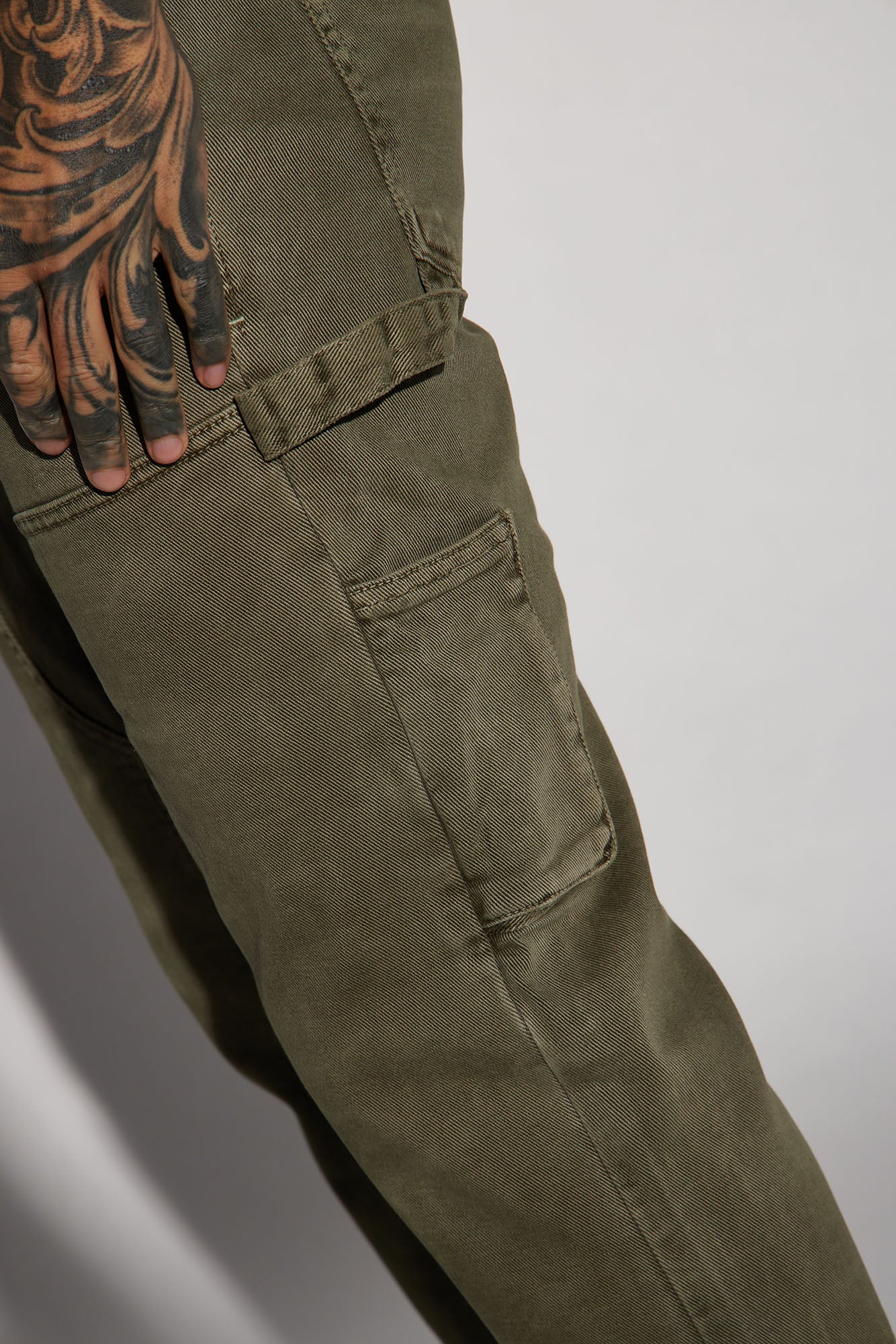Indestructible Slim Flare Carpenter Pants - Olive - Image 4
