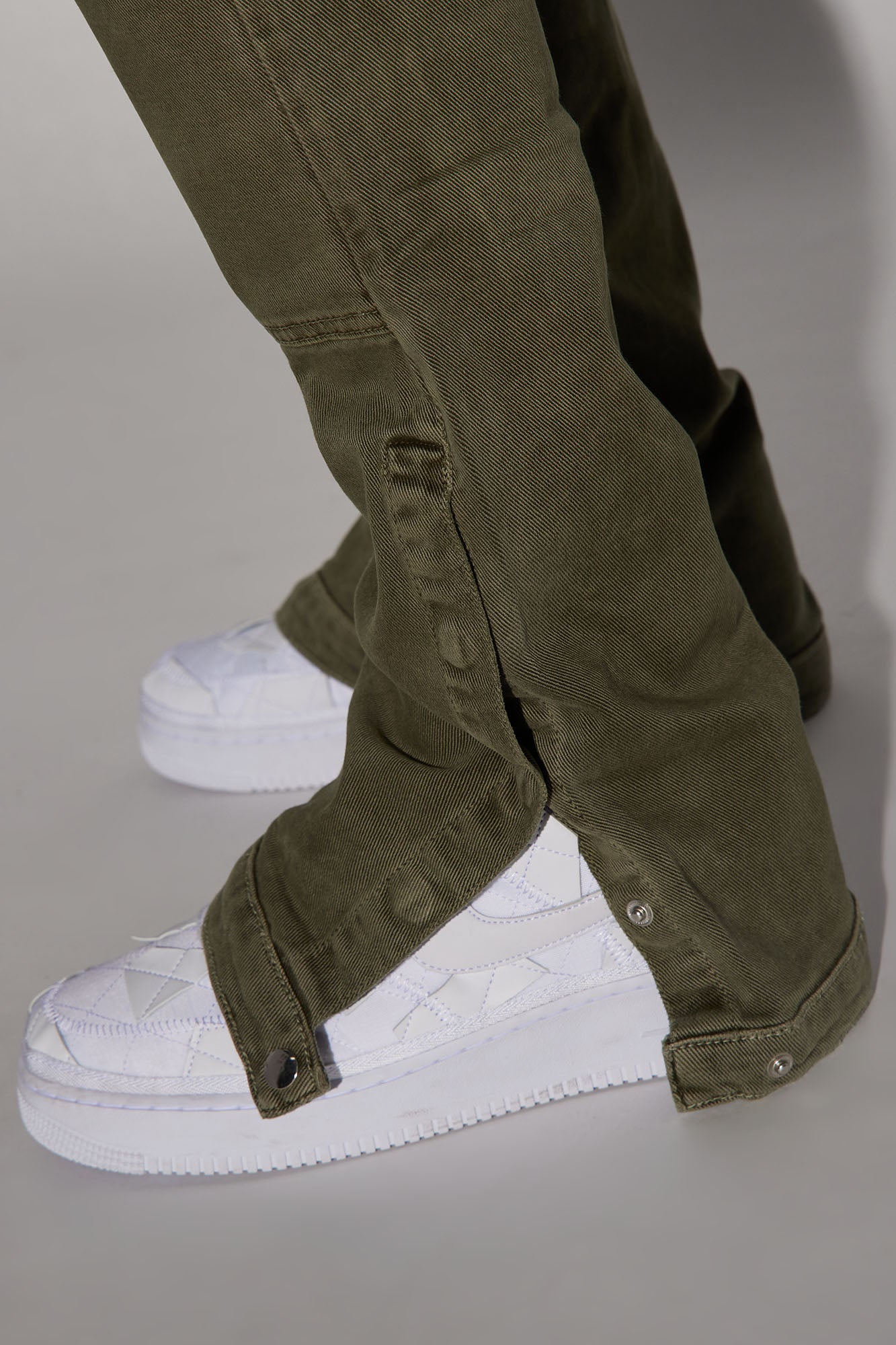 Indestructible Slim Flare Carpenter Pants - Olive - Image 5