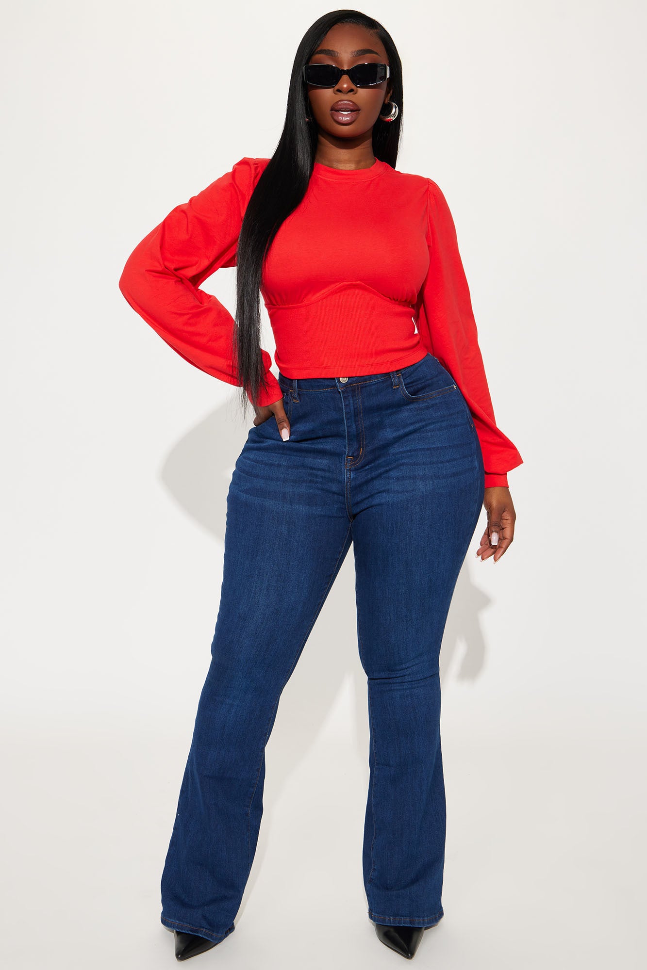 Yasmine Top - Red - Image 5
