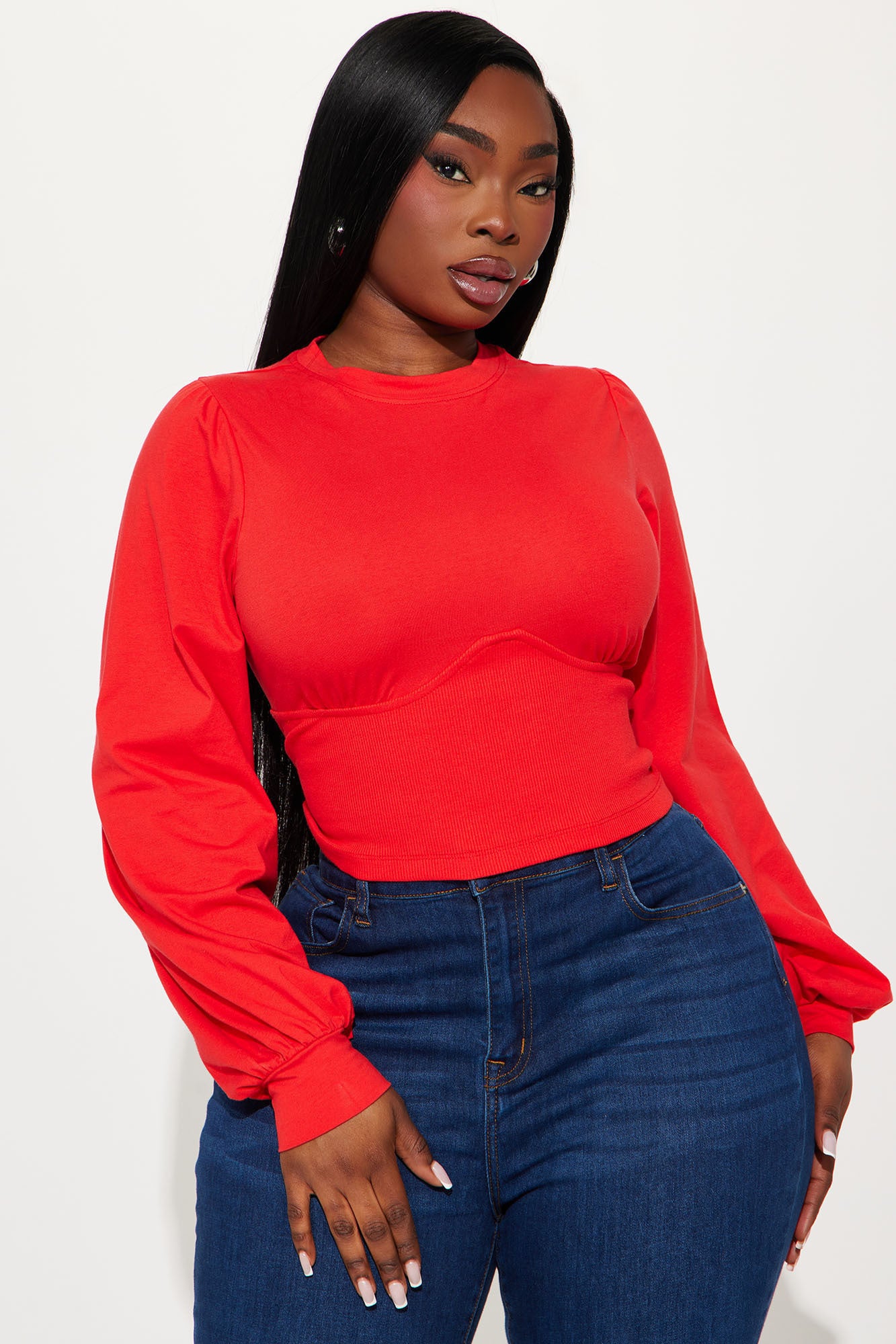 Yasmine Top - Red - Image 4