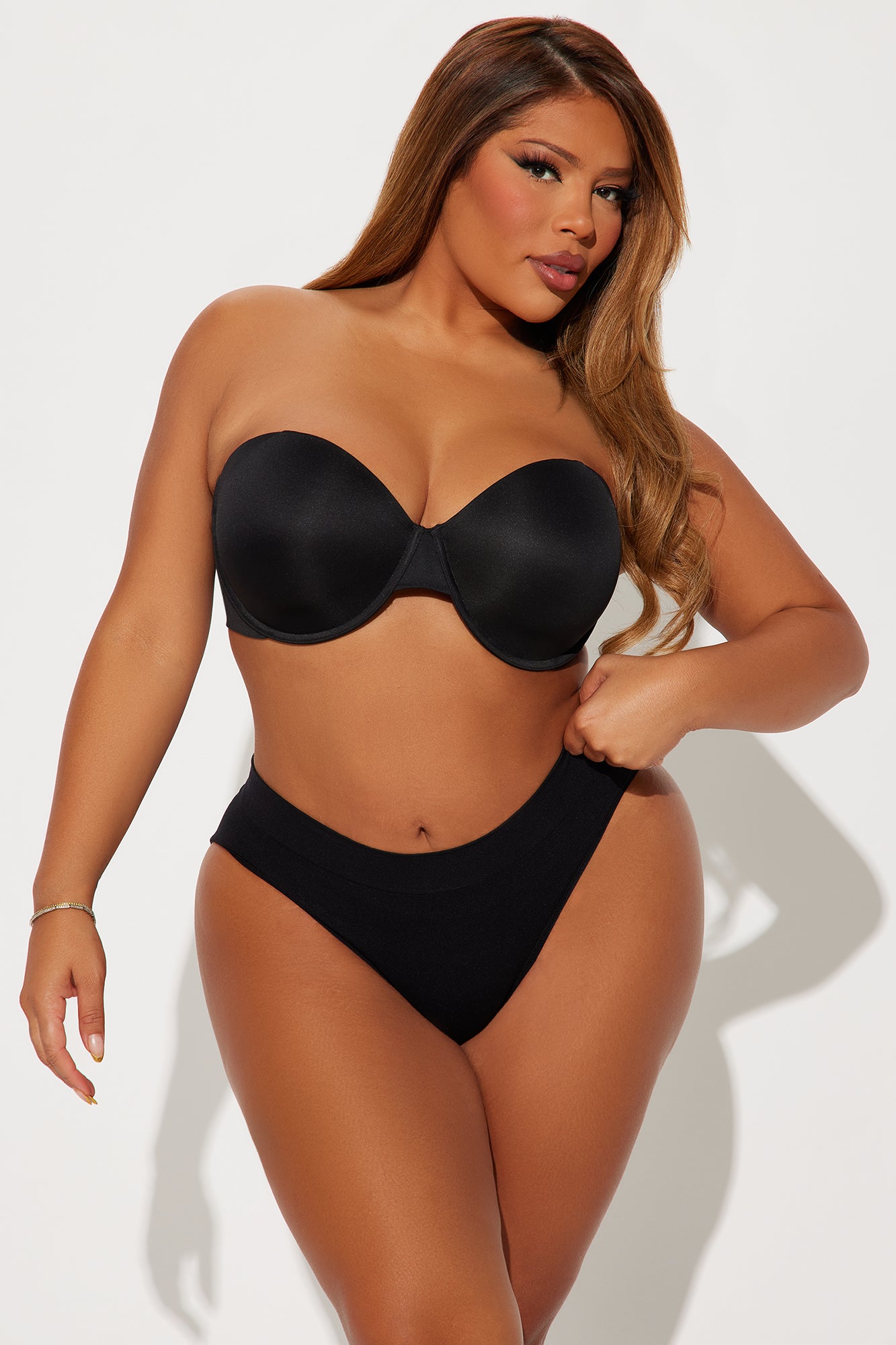Just Your Type Smooth Seamless Bikini Panty - Black - Image 5