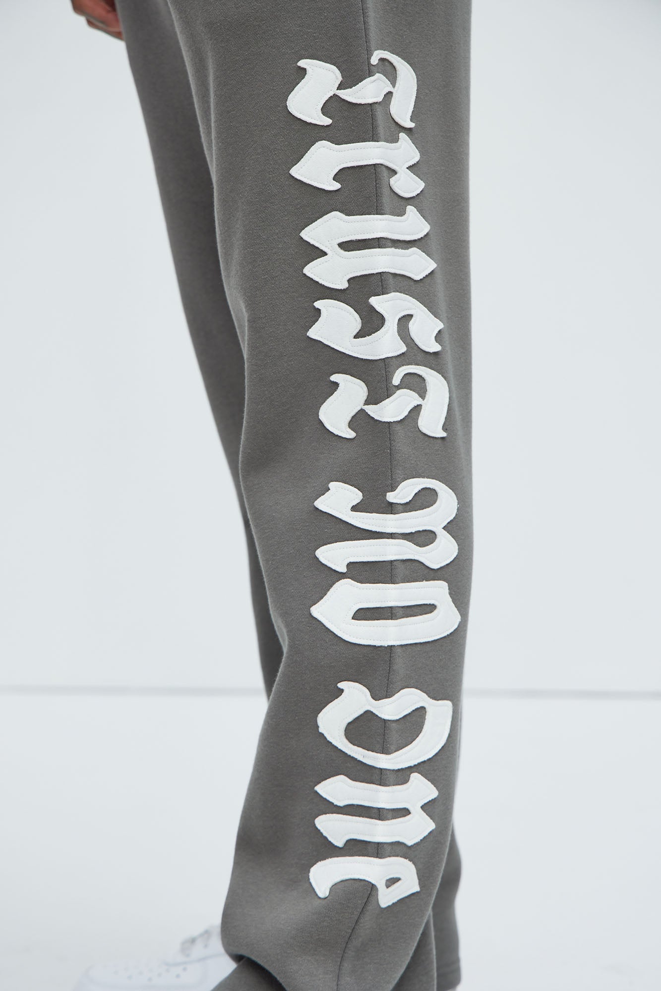 Tyson Trust Issues Straight Sweatpants - Grey - Image 3
