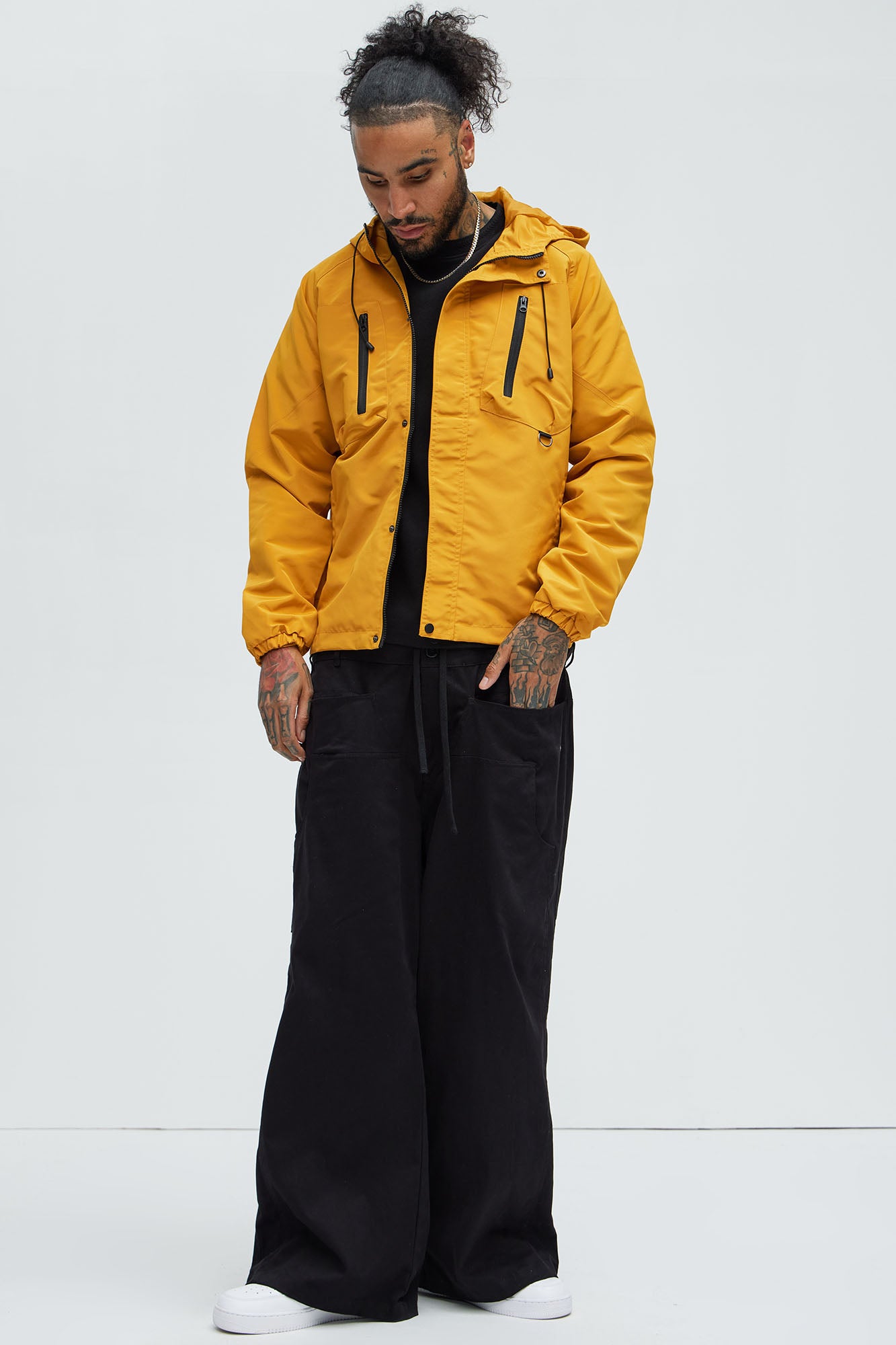 Go Wild Lightweight Anorak Jacket - Yellow - Image 3