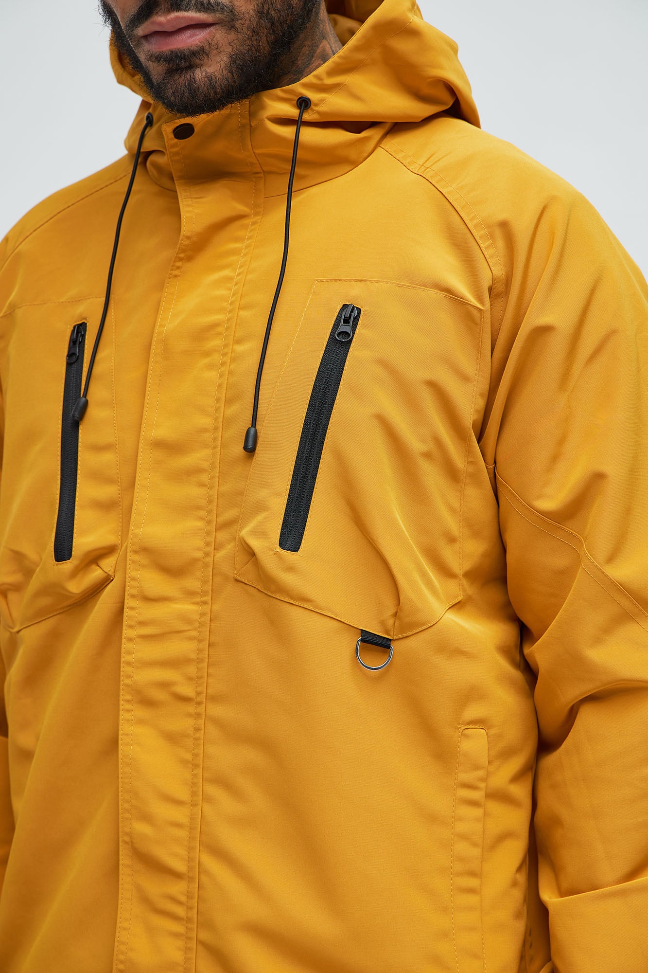Go Wild Lightweight Anorak Jacket - Yellow - Image 4