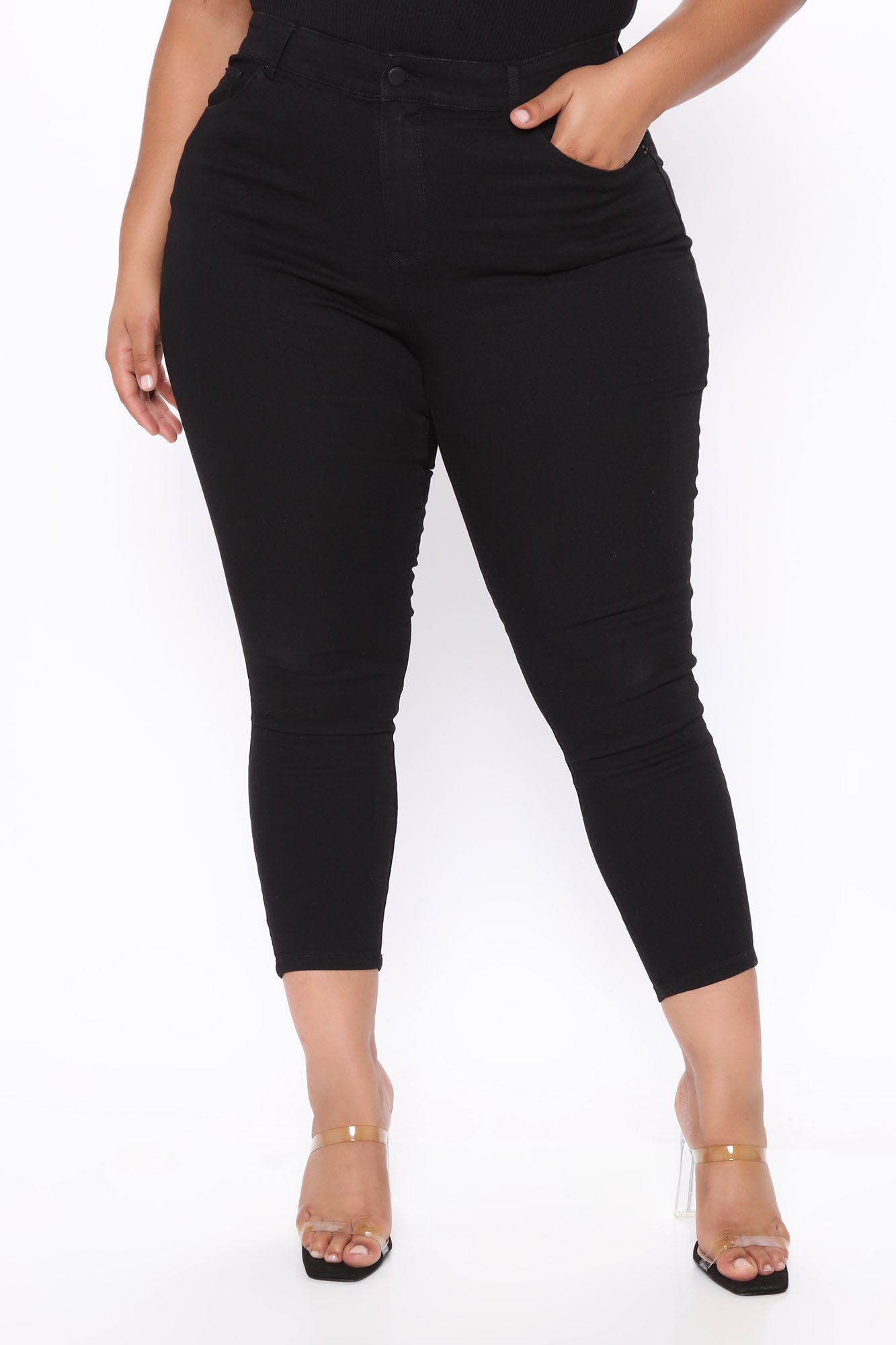 Can't Believe It! Booty Shaping Skinny Jeans - Black - Image 10