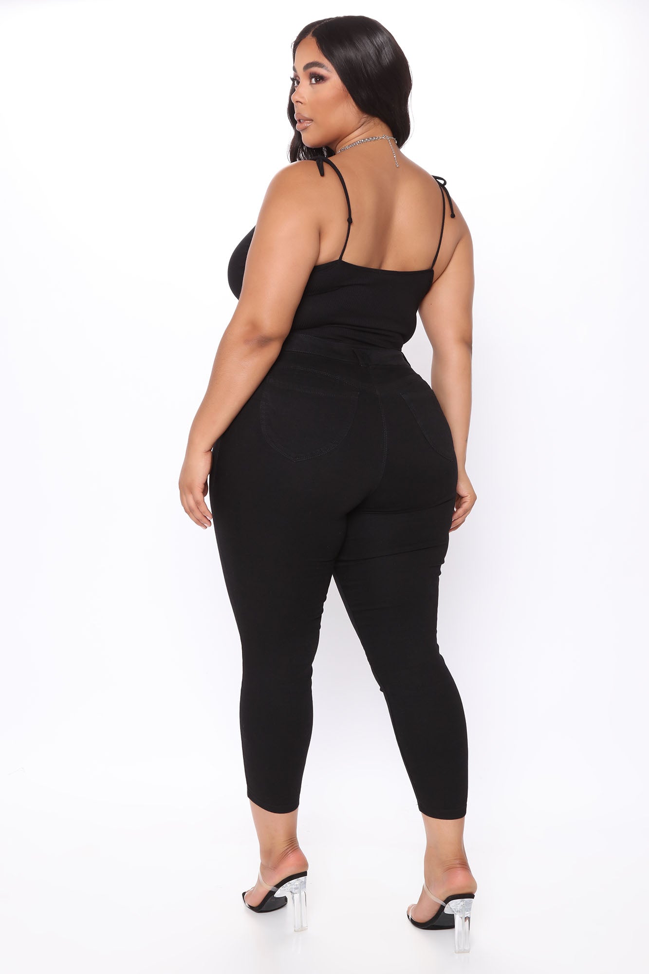 Can't Believe It! Booty Shaping Skinny Jeans - Black - Image 12