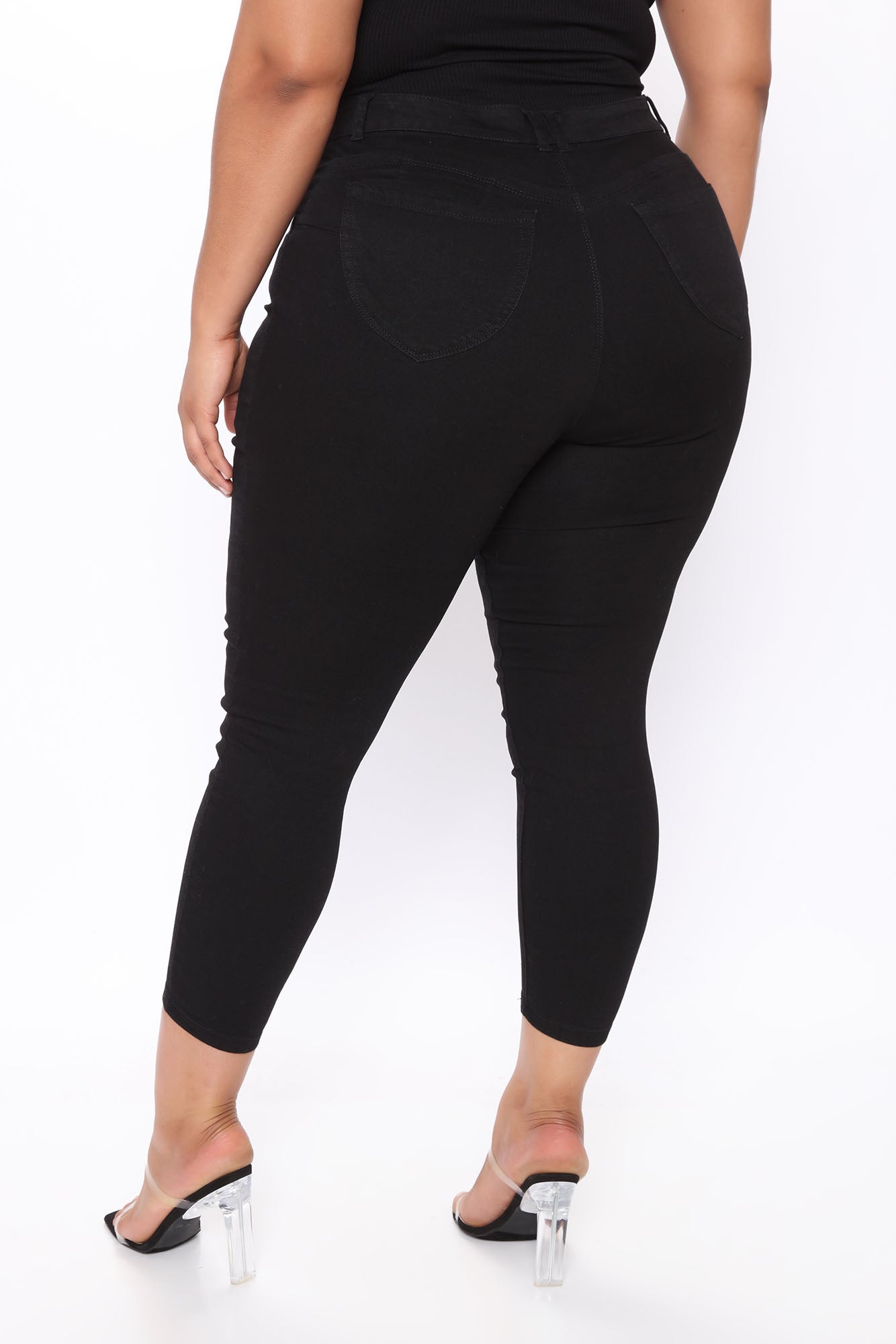 Can't Believe It! Booty Shaping Skinny Jeans - Black - Image 11