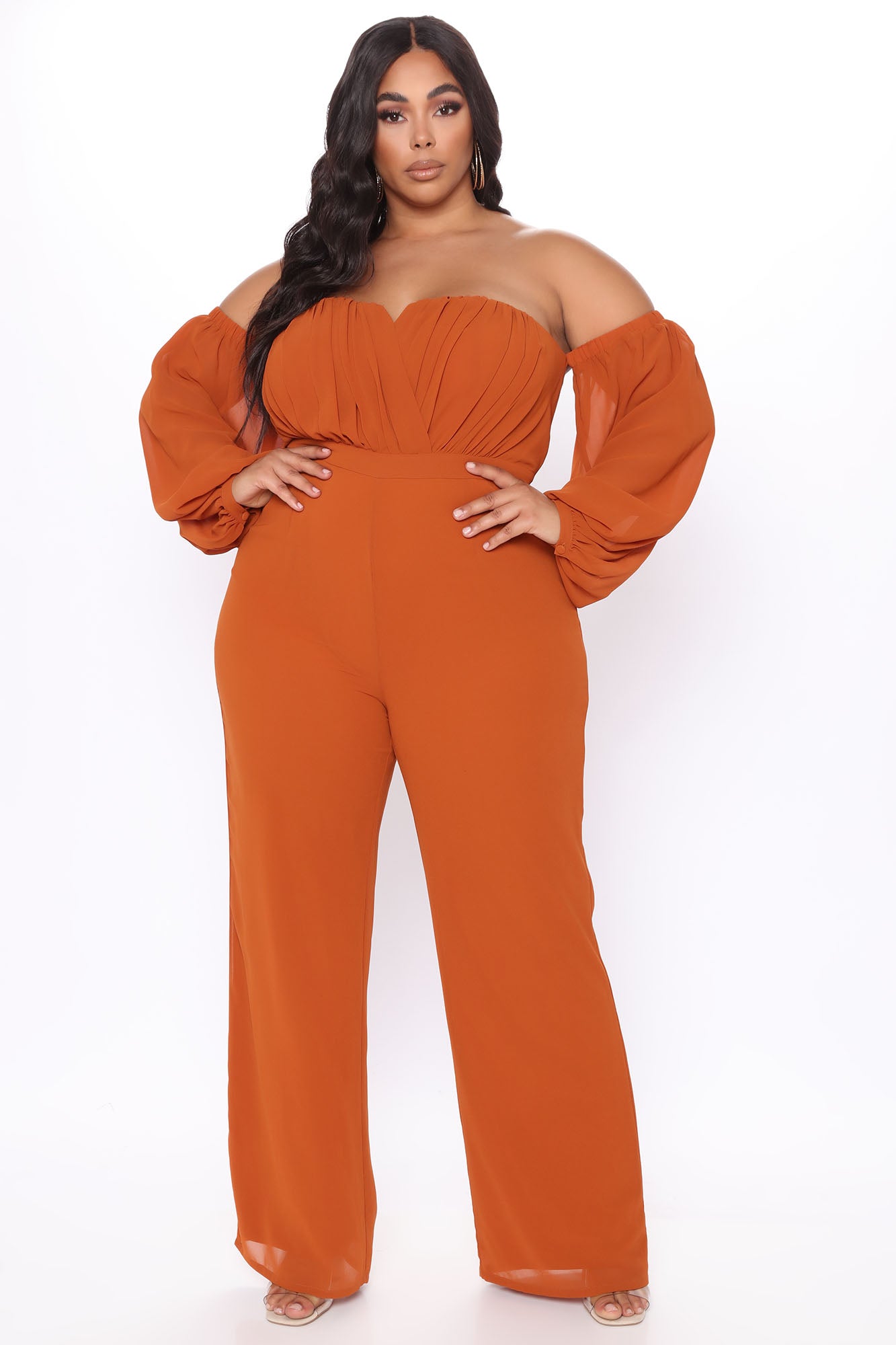Spice It Up Jumpsuit - Brown - Image 6