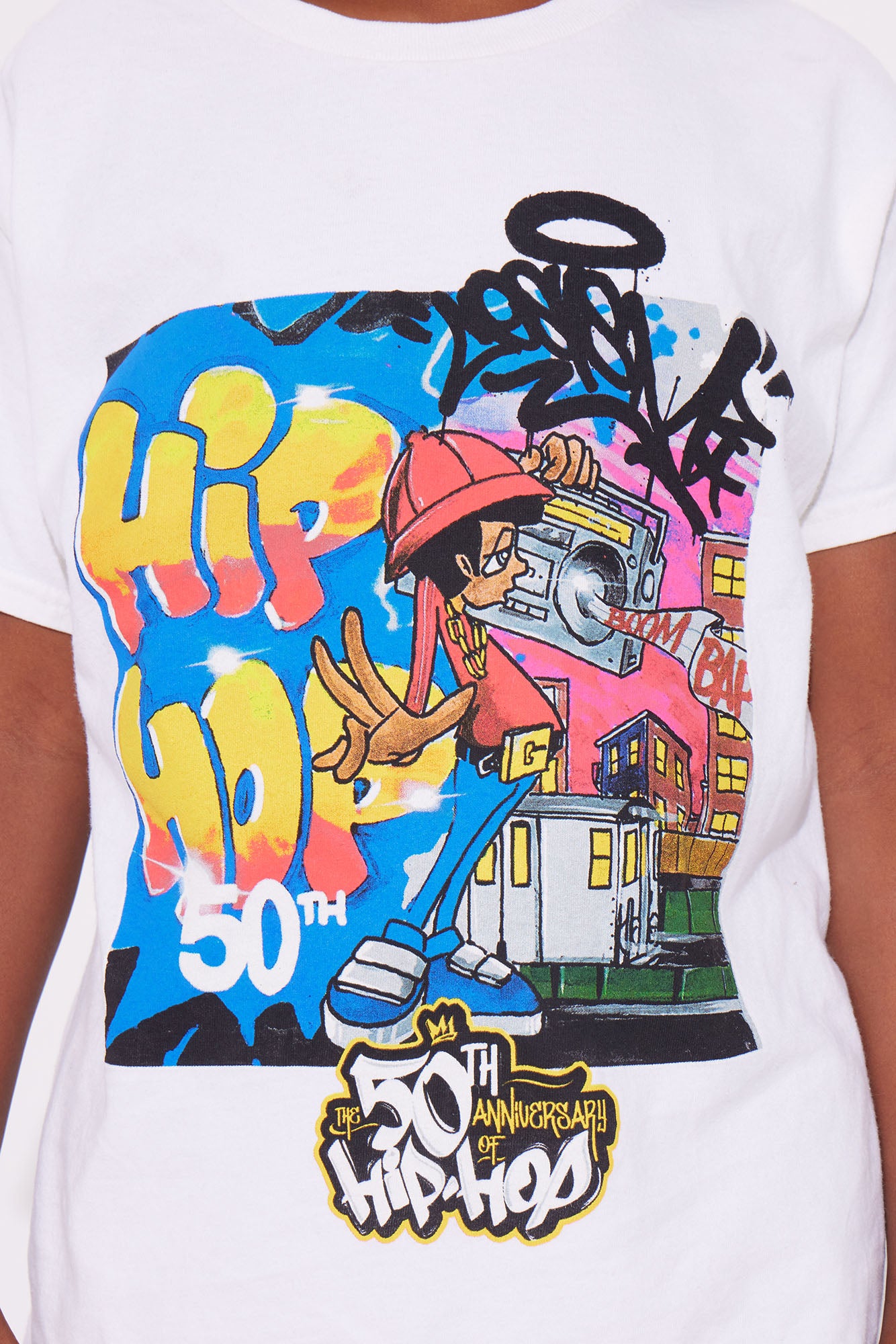 Mini 50 Years Of Hip Hop Graphic Tee - Taupe - Image 3