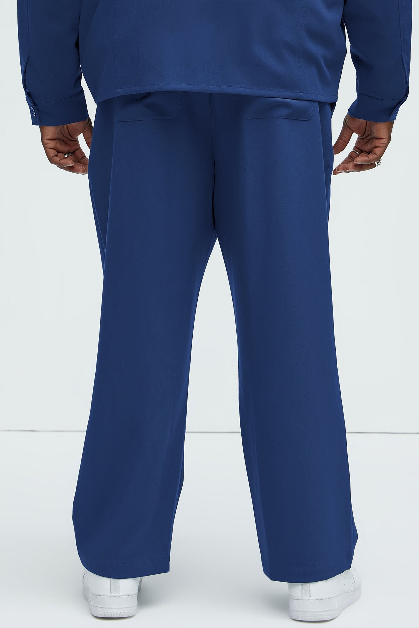 Ronan Straight Trousers - Navy - Image 8