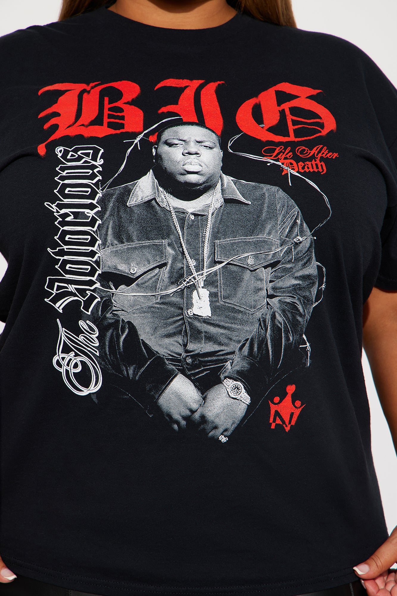 Biggie The Notorious Graphic Tee - Black Wash - Image 6