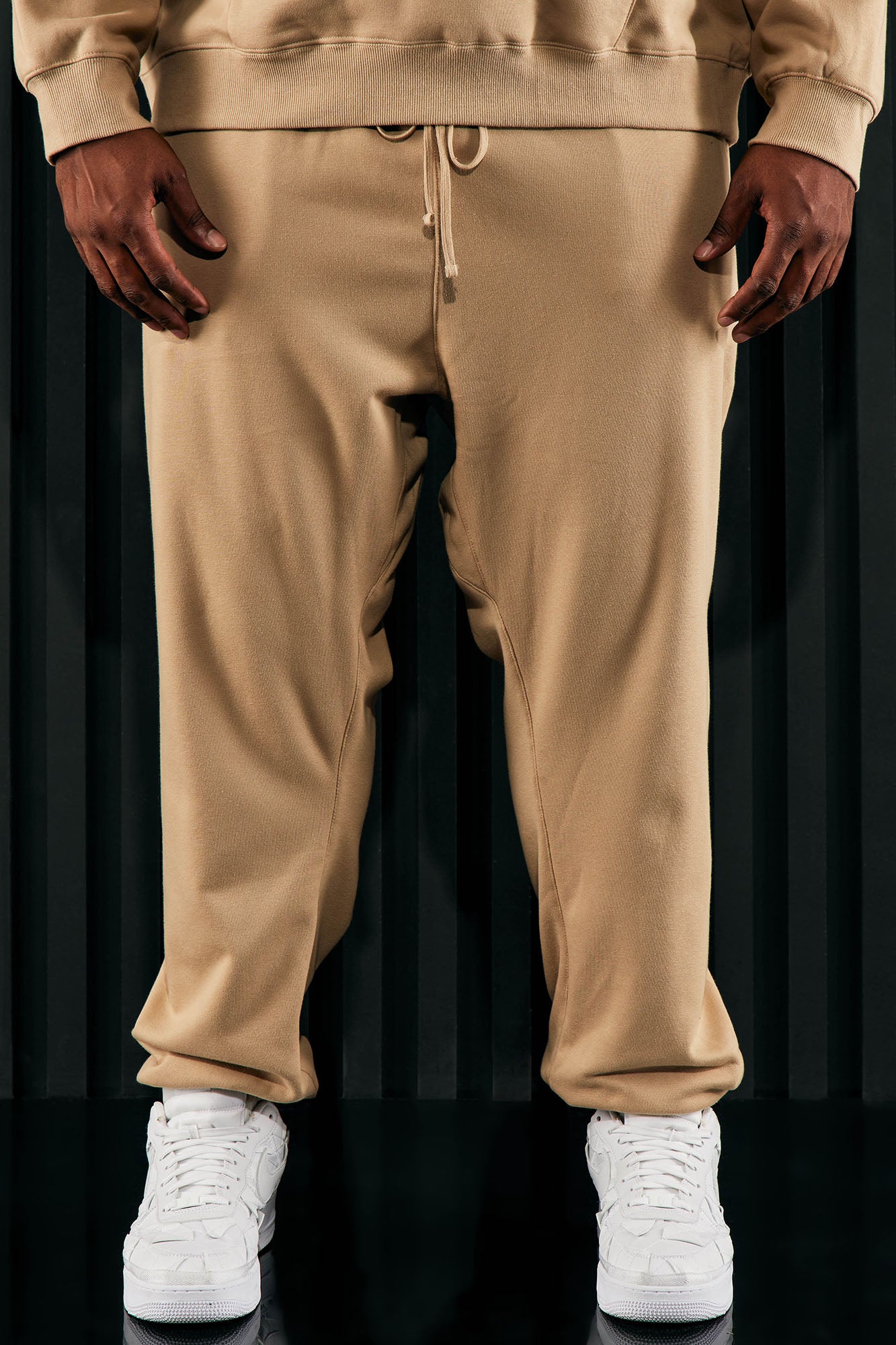Tyson Heavyweight Sweat Jogger - Taupe - Image 10