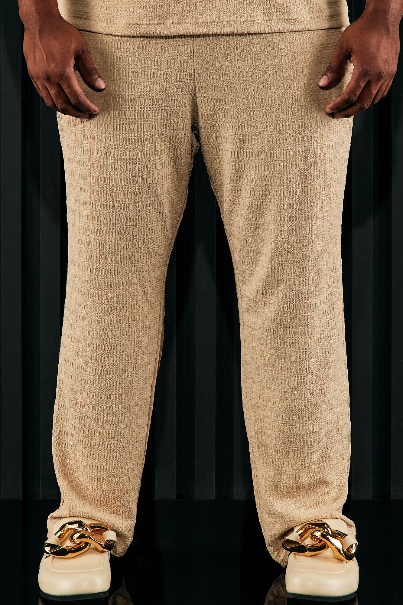 Boca Slim Pants - Tan - Image 9