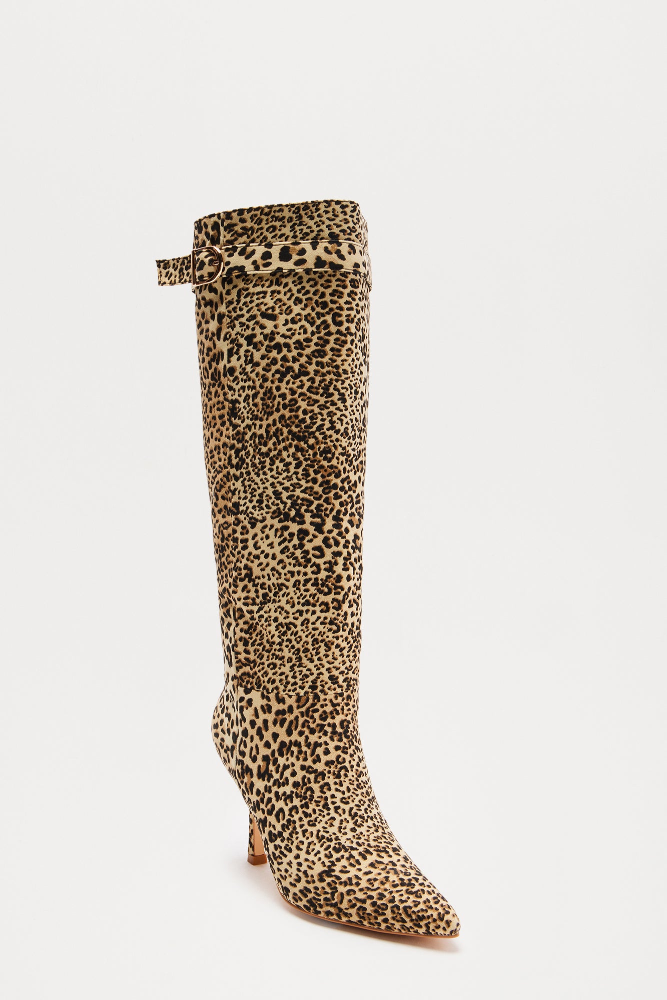 Willow Knee High Boots - Leopard - Image 3