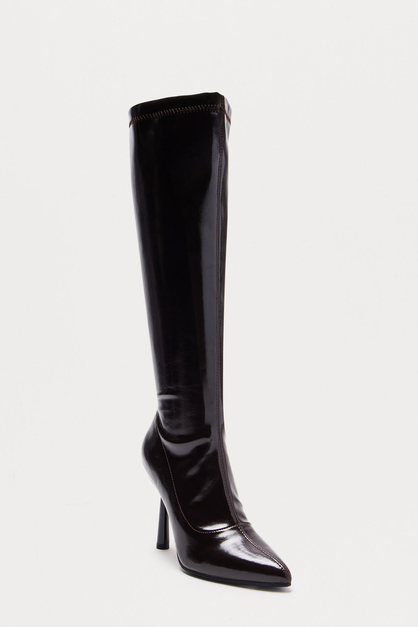 Birmingham Knee High Boots - Brown - Image 3