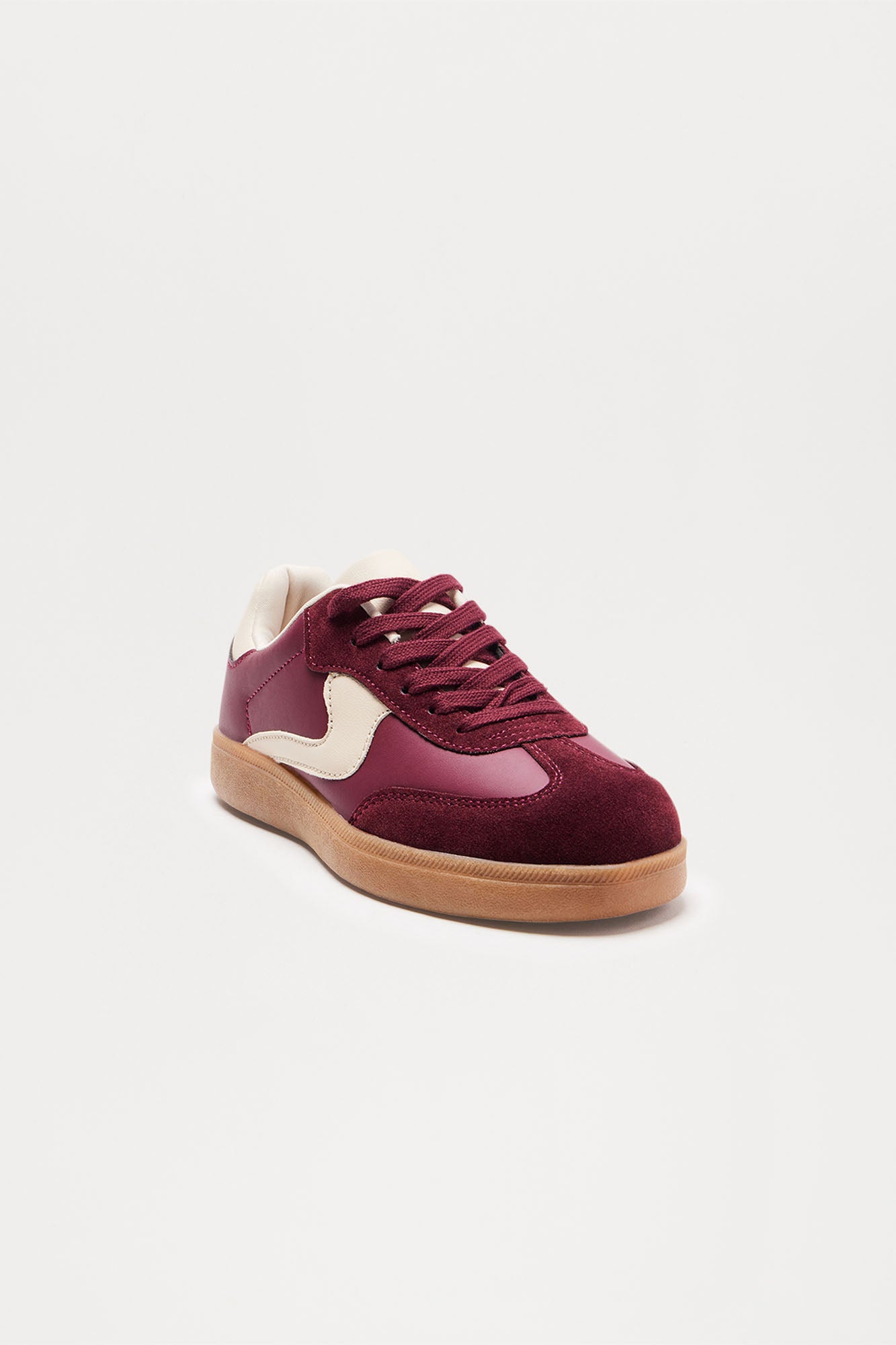 Denali Lace Up Sneakers - Wine - Image 3