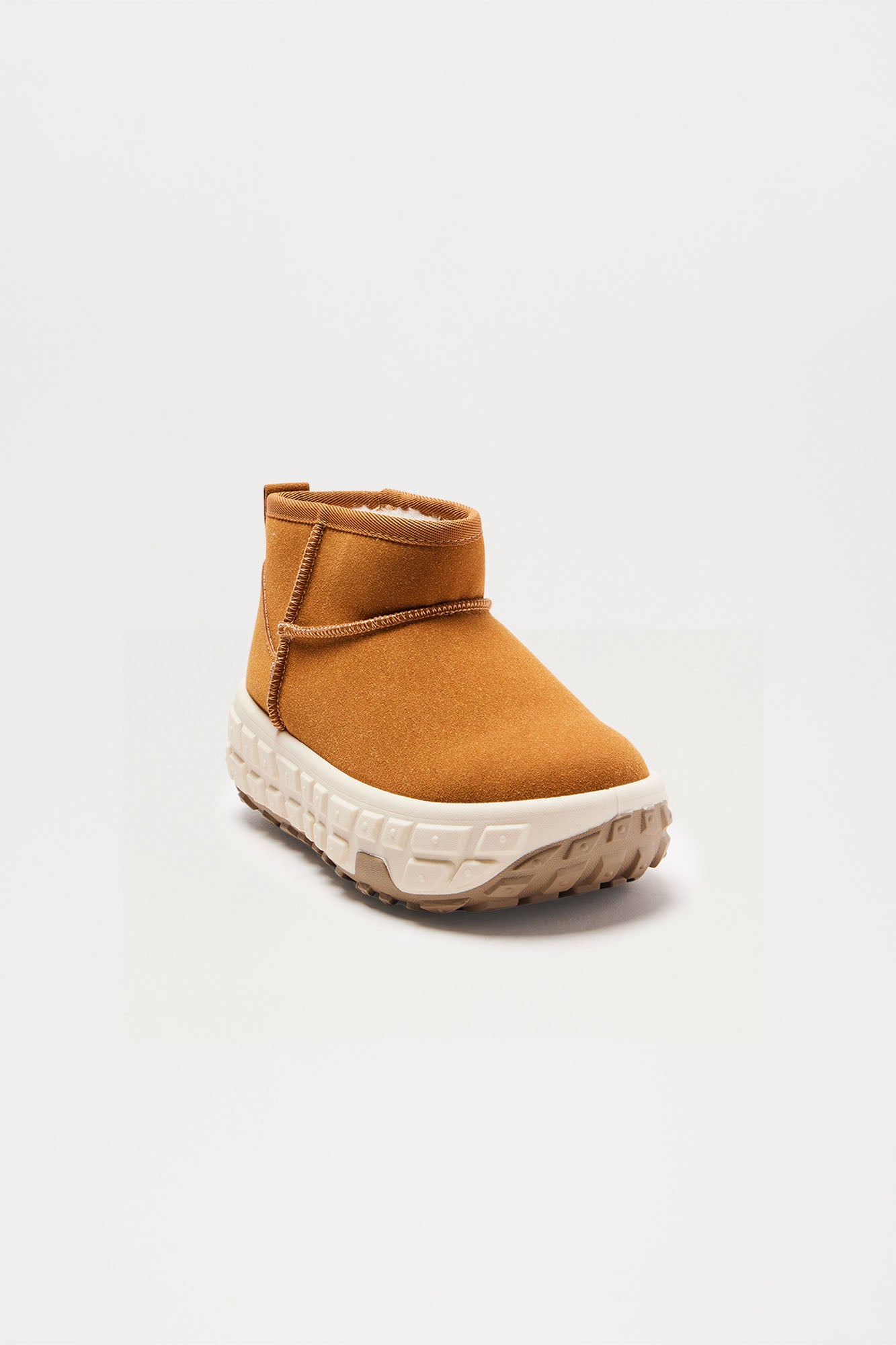 Idaho Platform Booties - Chestnut - Image 3