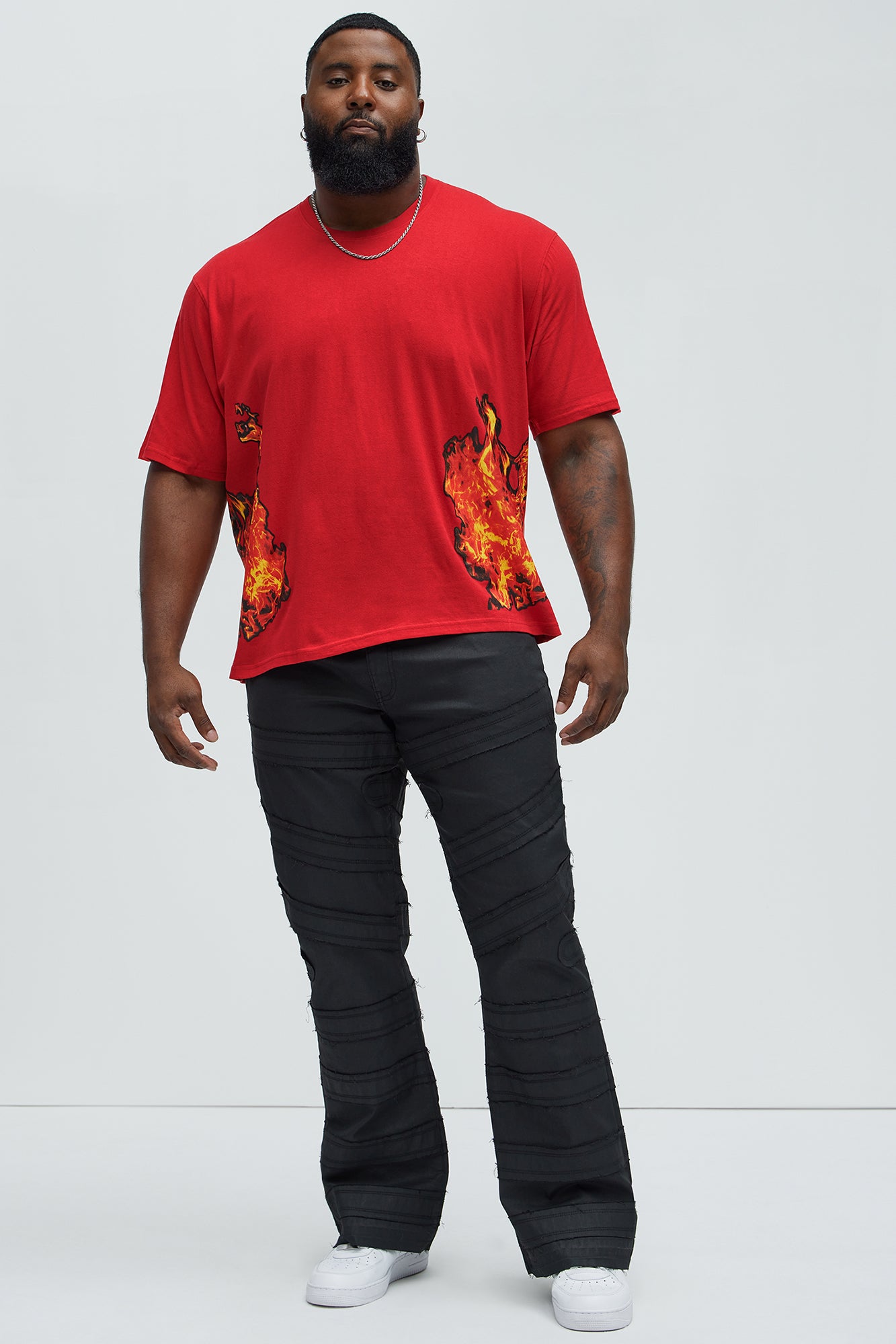 About Fray Stacked Skinny Jeans - Black - Image 6