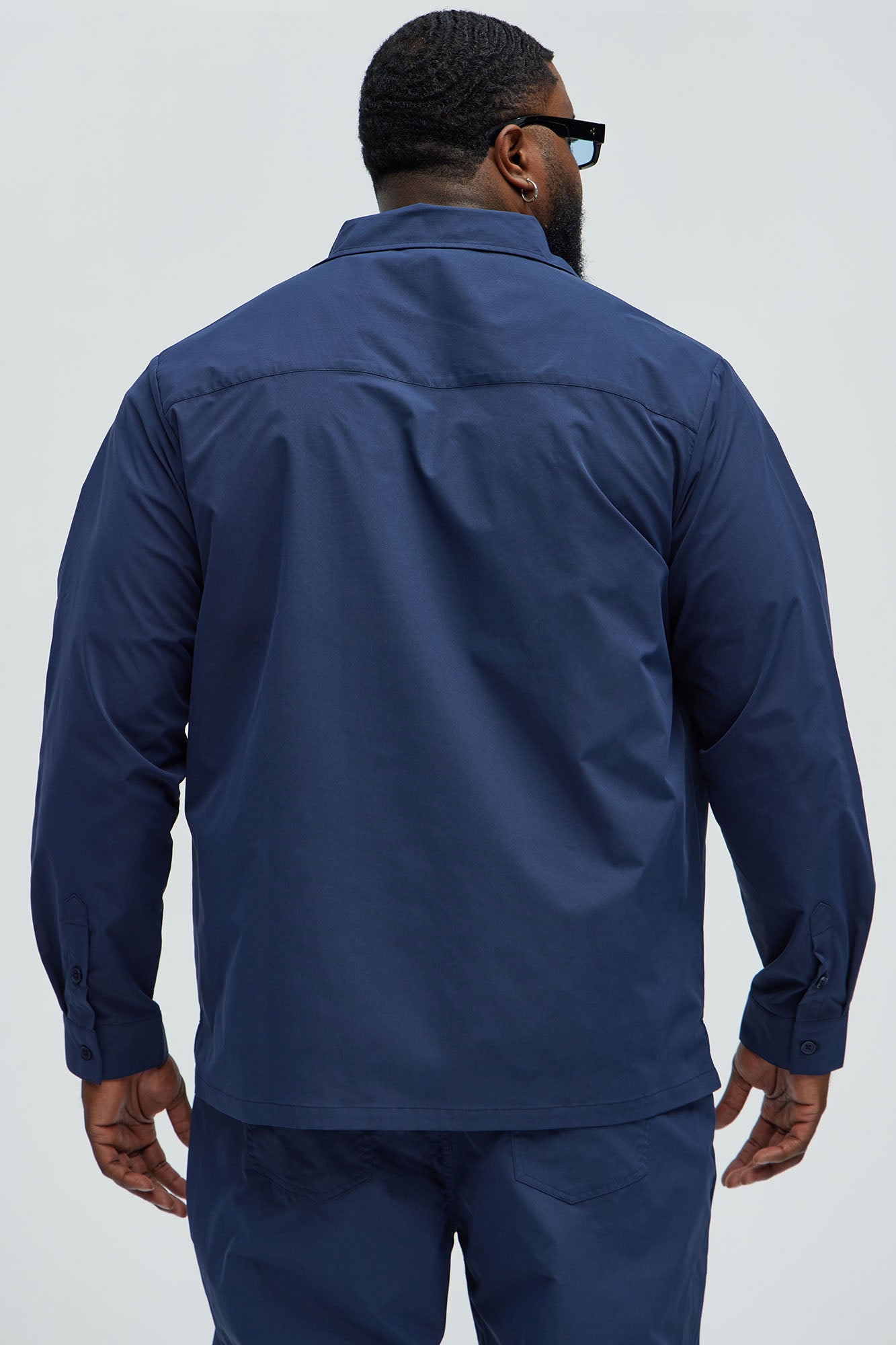 Ansel Tech Shirt - Navy - Image 8