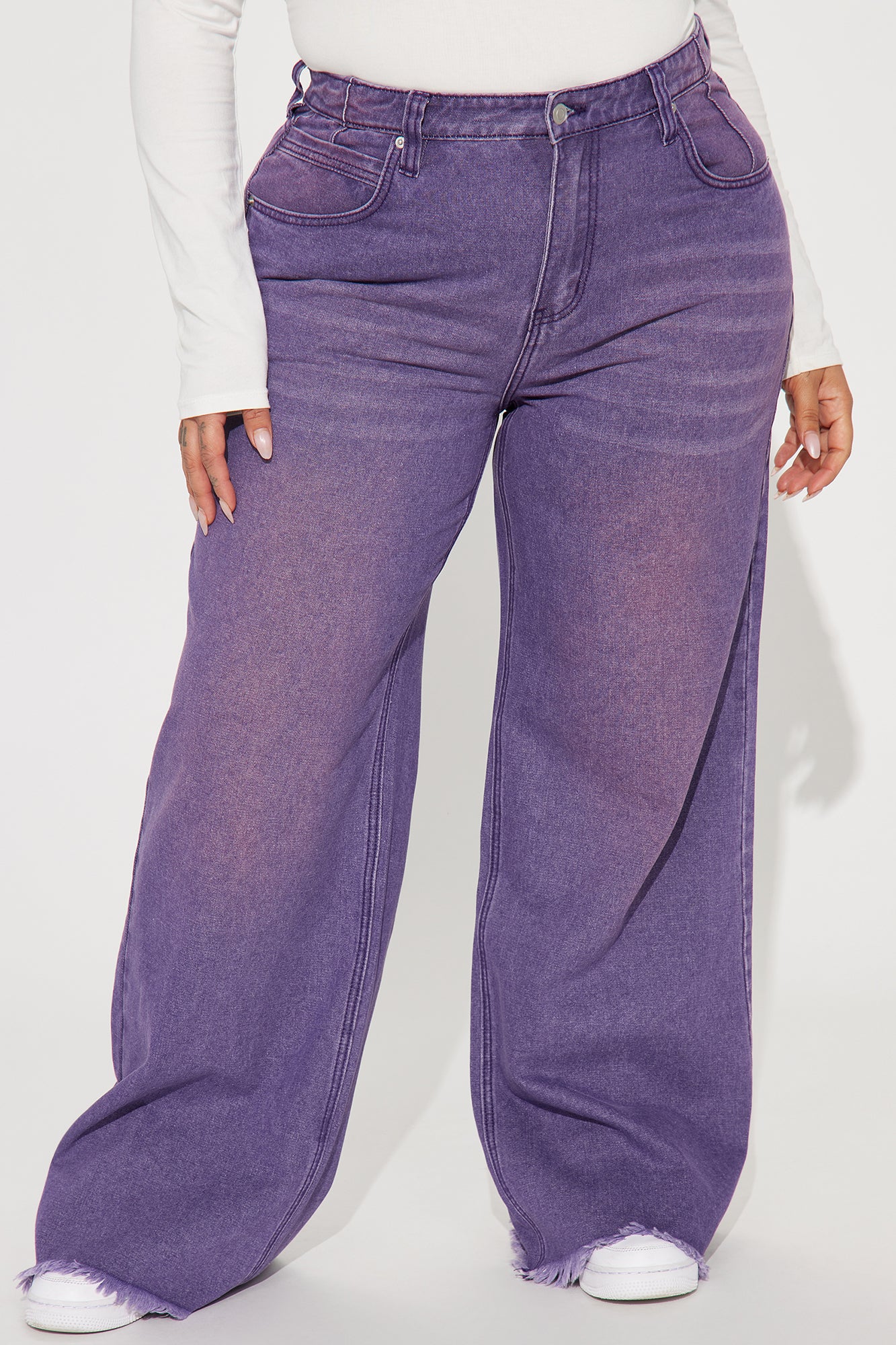Ashtin Baggy Jeans - Purple - Image 6