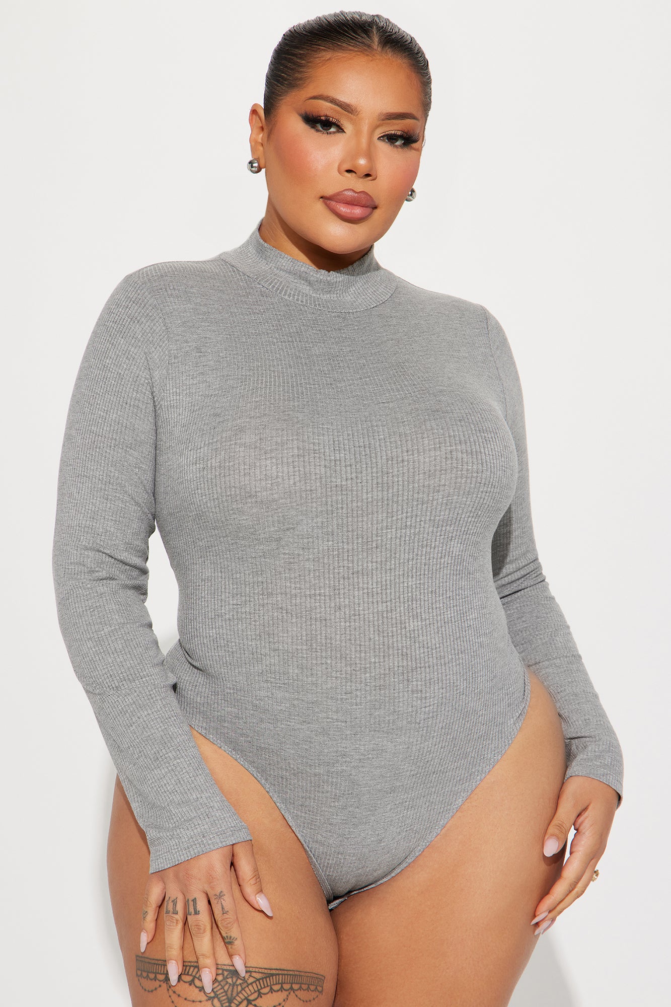 Dana Bodysuit - Charcoal - Image 5