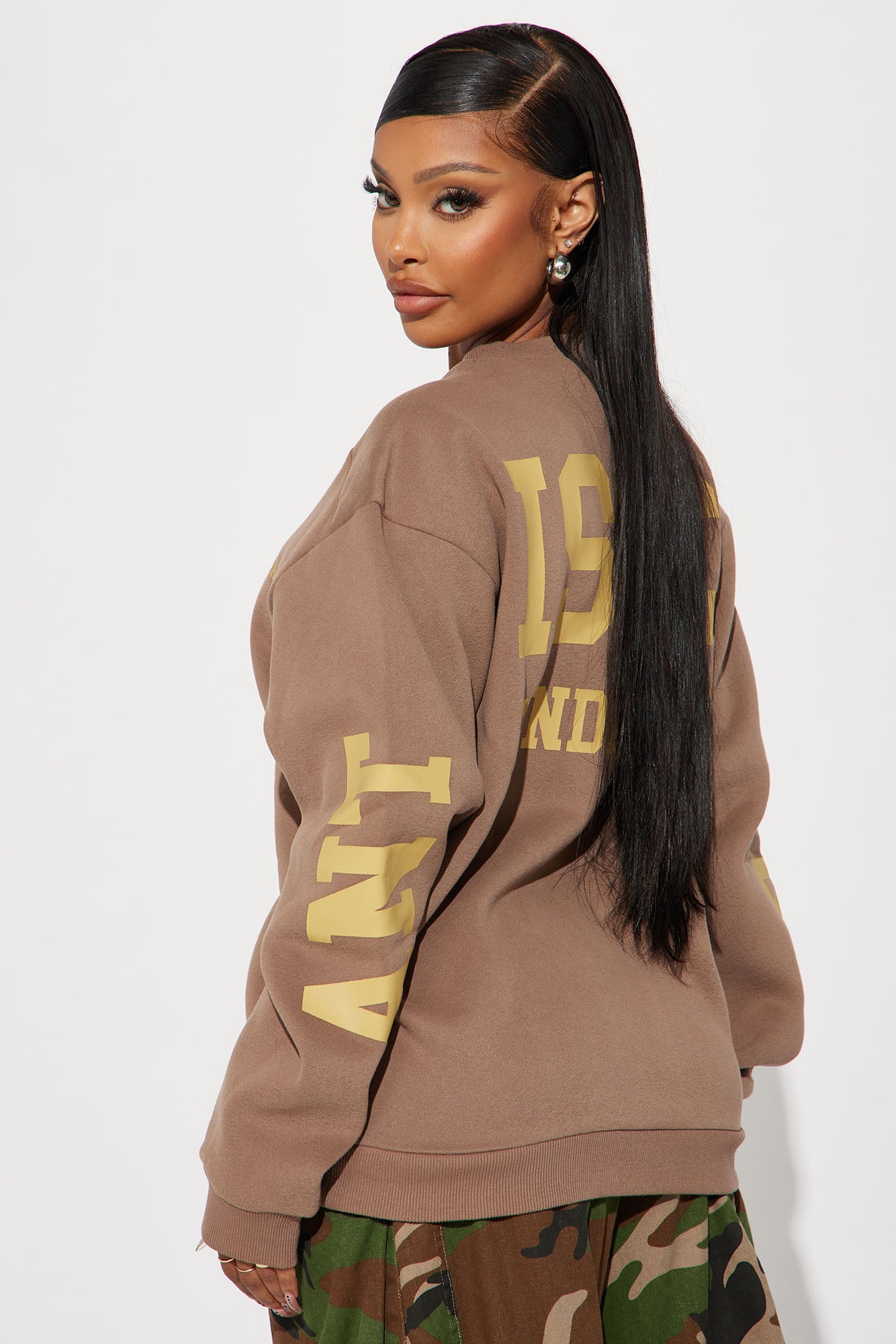 Antisocial Tendencies Sweatshirt - Mocha - Image 3