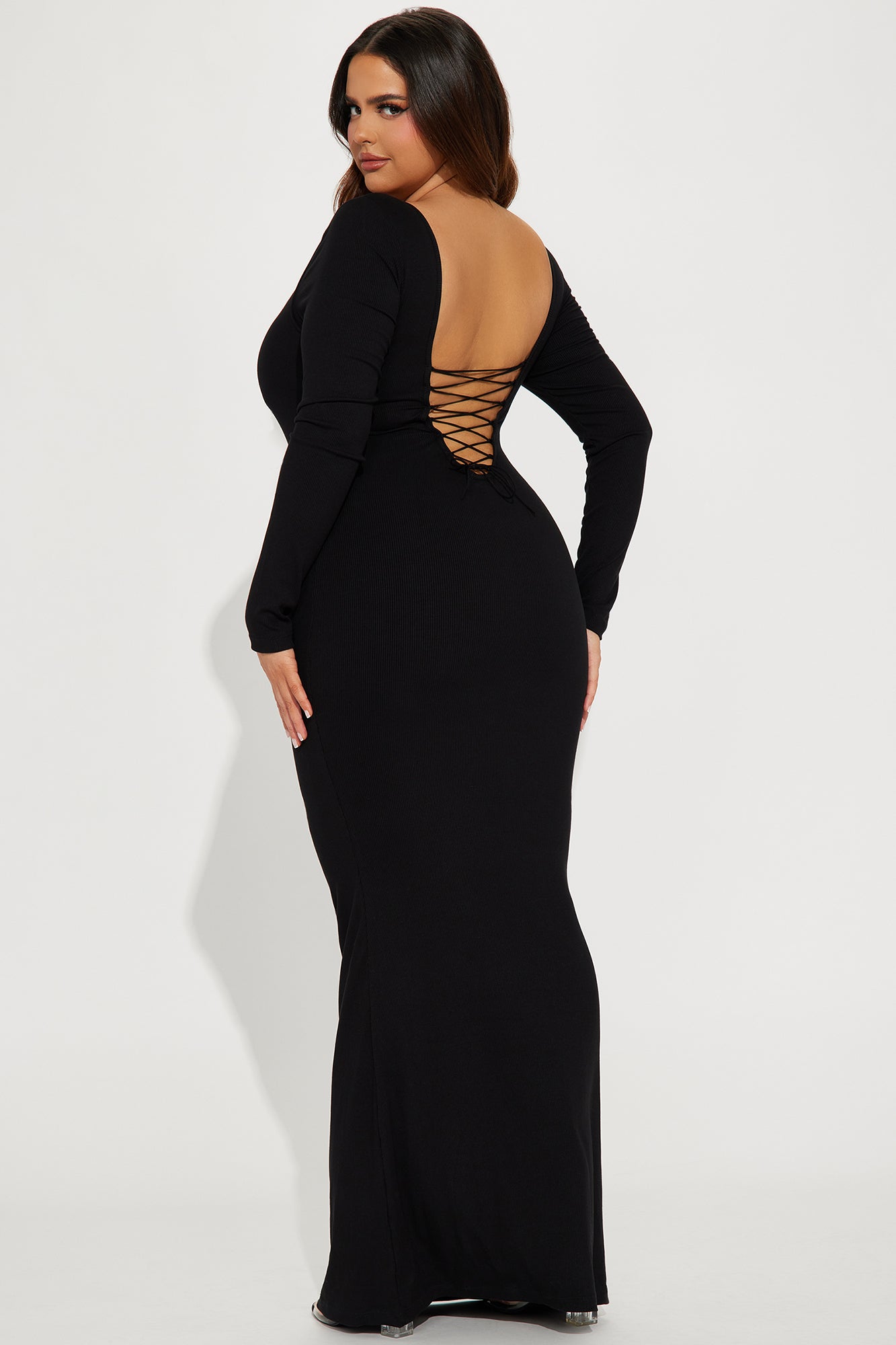 Ava Shapewear Maxi Dress - Black - Image 7
