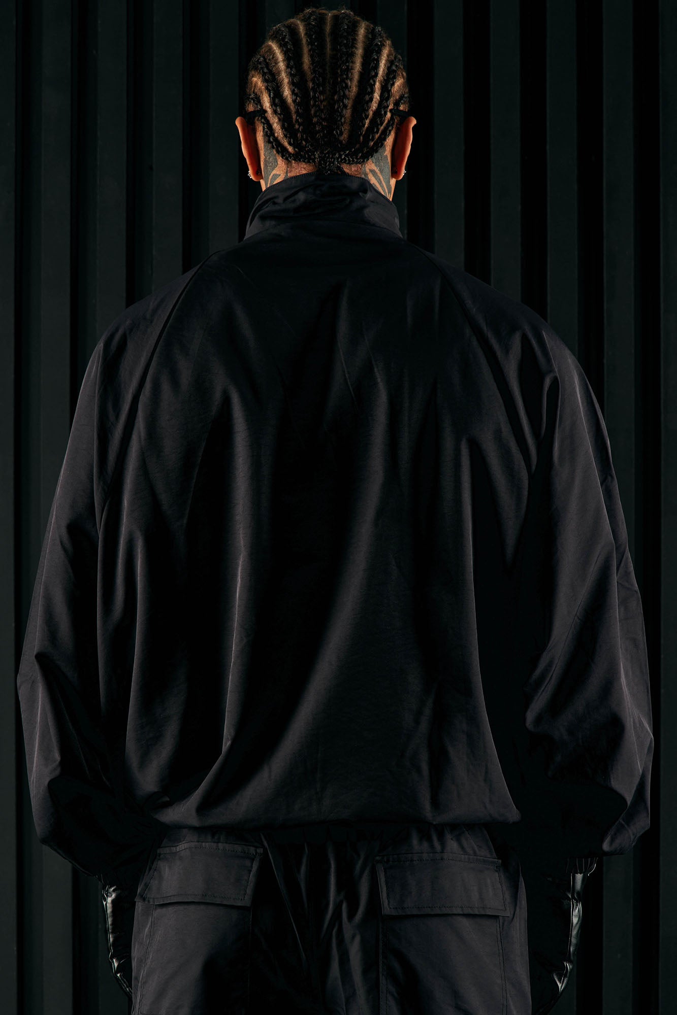 Stormy Iridescent Nylon Anorak - Black - Image 5
