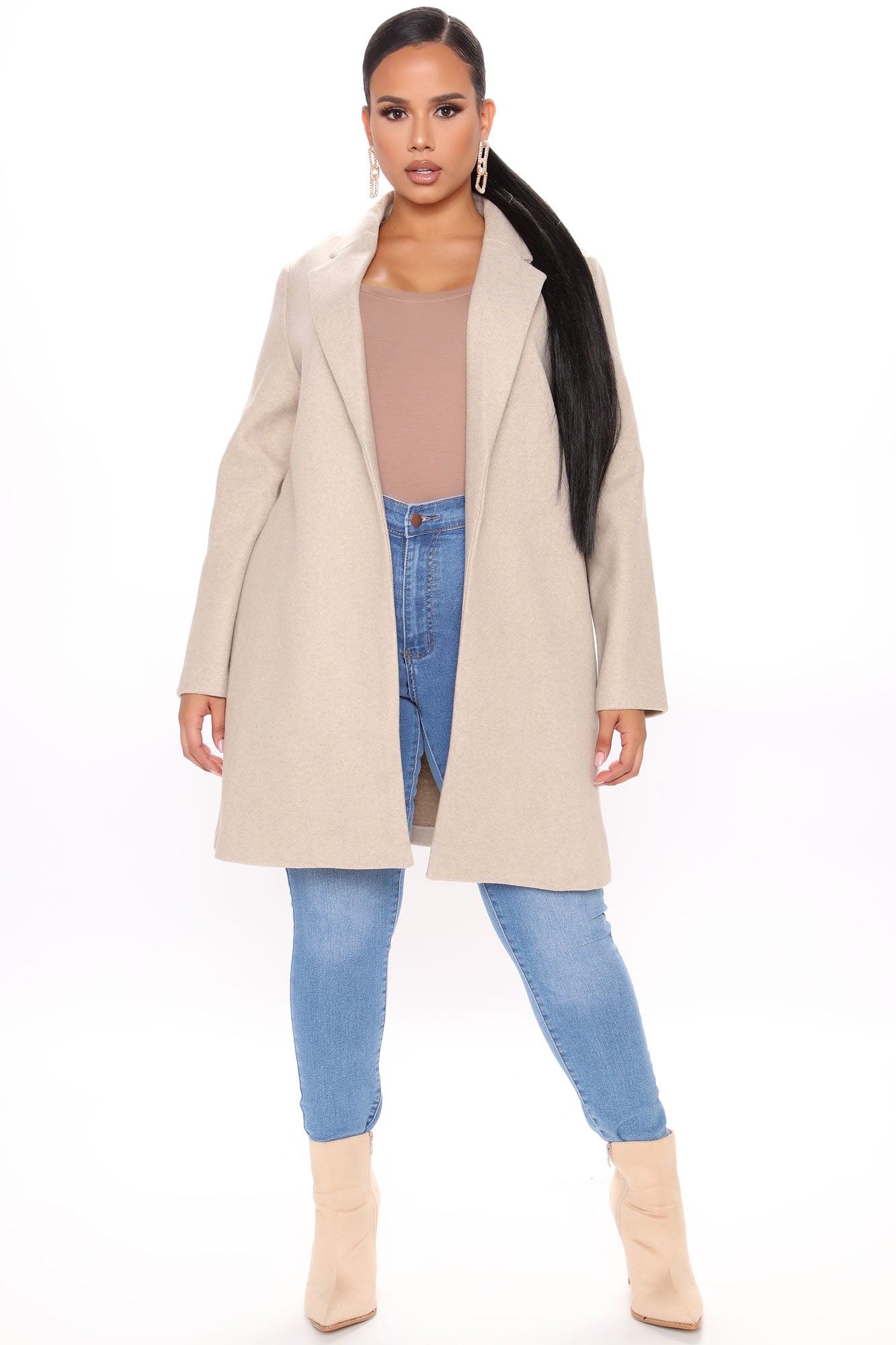 Long Nights Coat - Oatmeal - Image 8