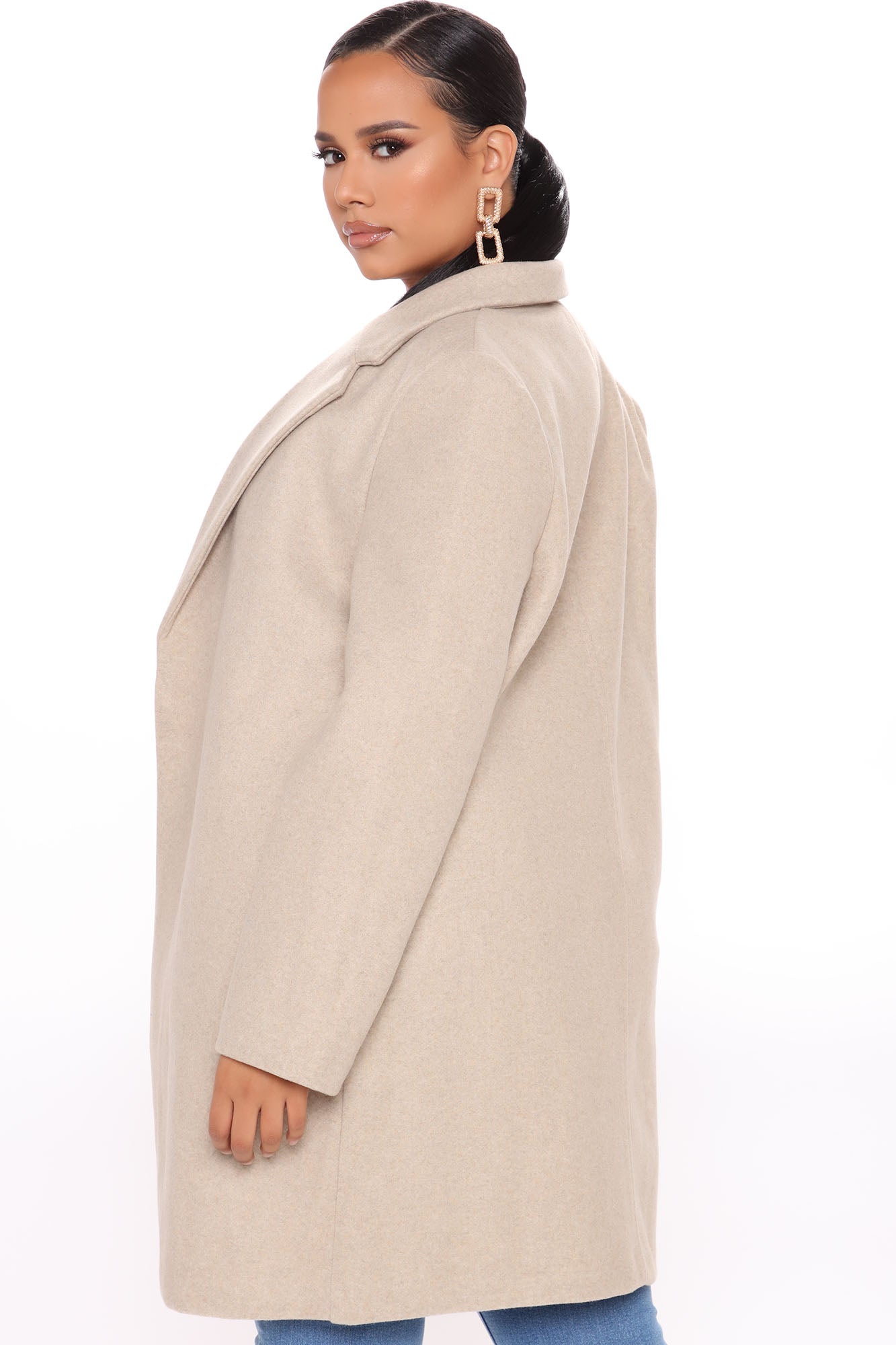 Long Nights Coat - Oatmeal - Image 9