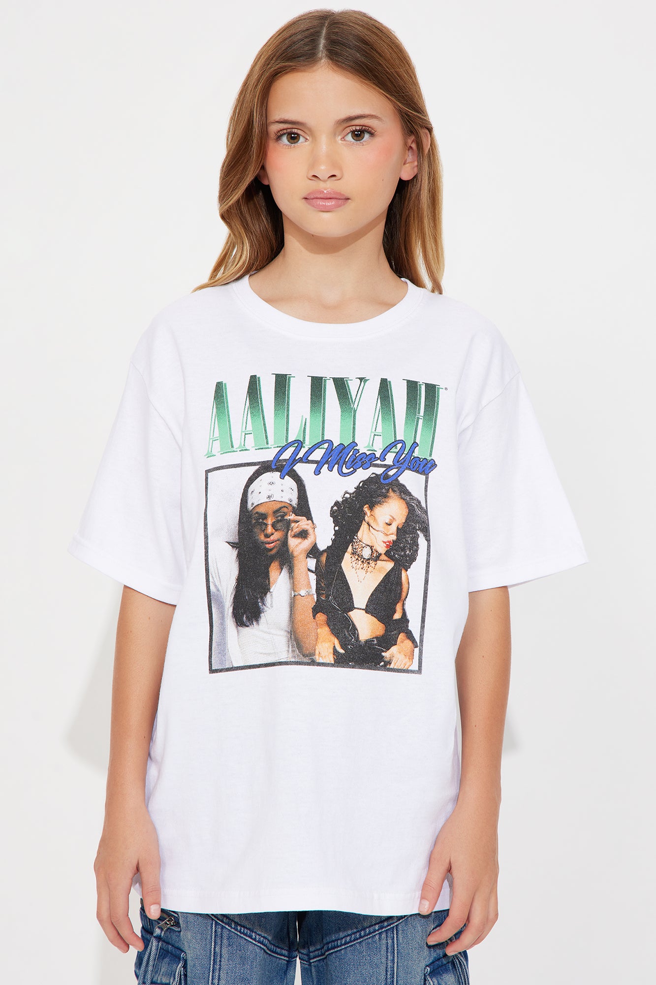 Mini Aaliyah I Miss You Top - White - Image 4