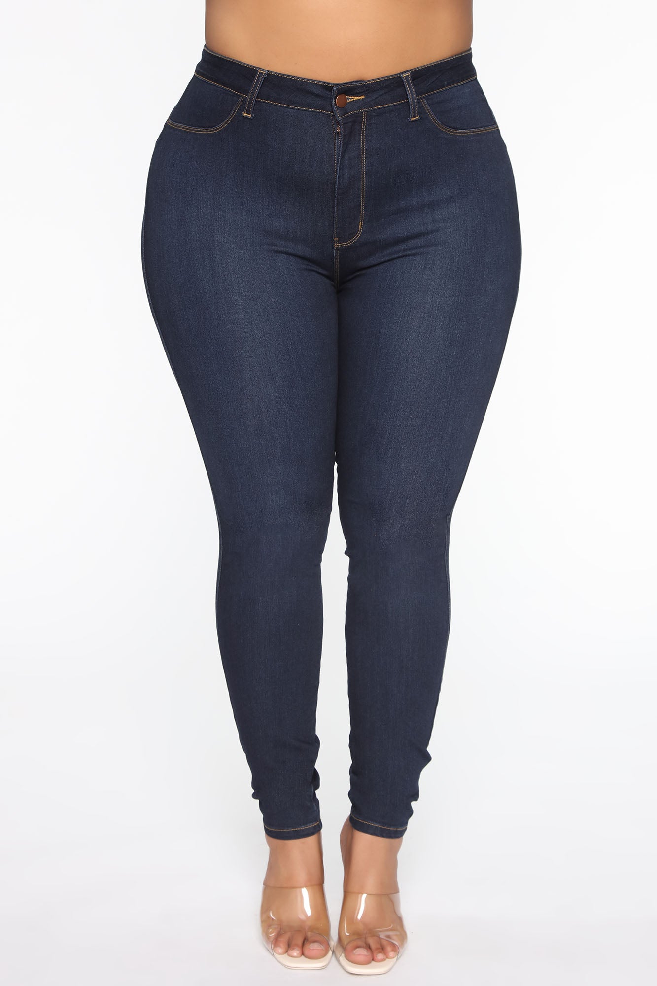 Classic Beauty Booty Lifter Skinny Jeans - Dark Denim - Image 14