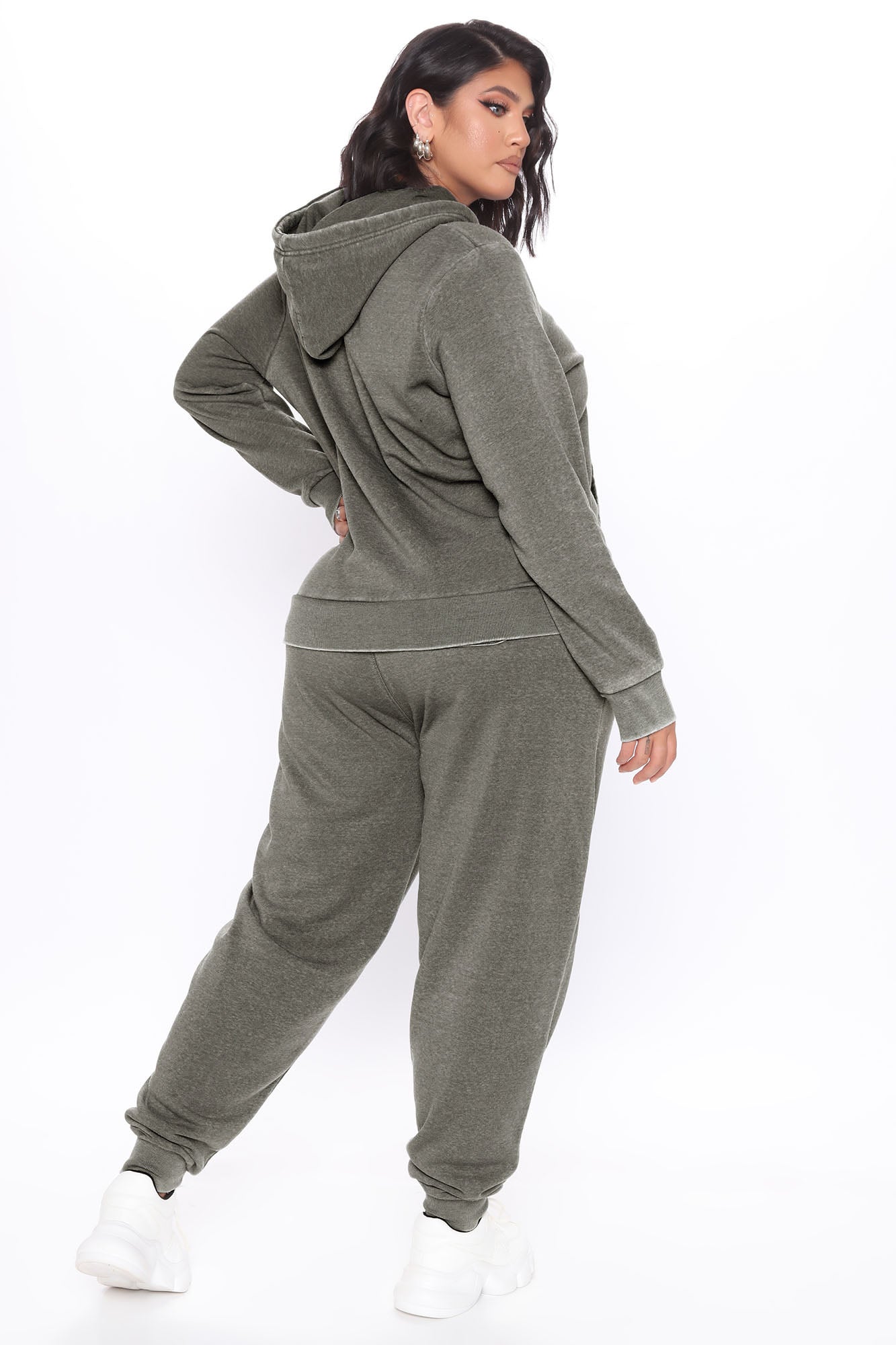 Sweet Dreams Mineral Wash Jogger - Heather Grey - Image 7
