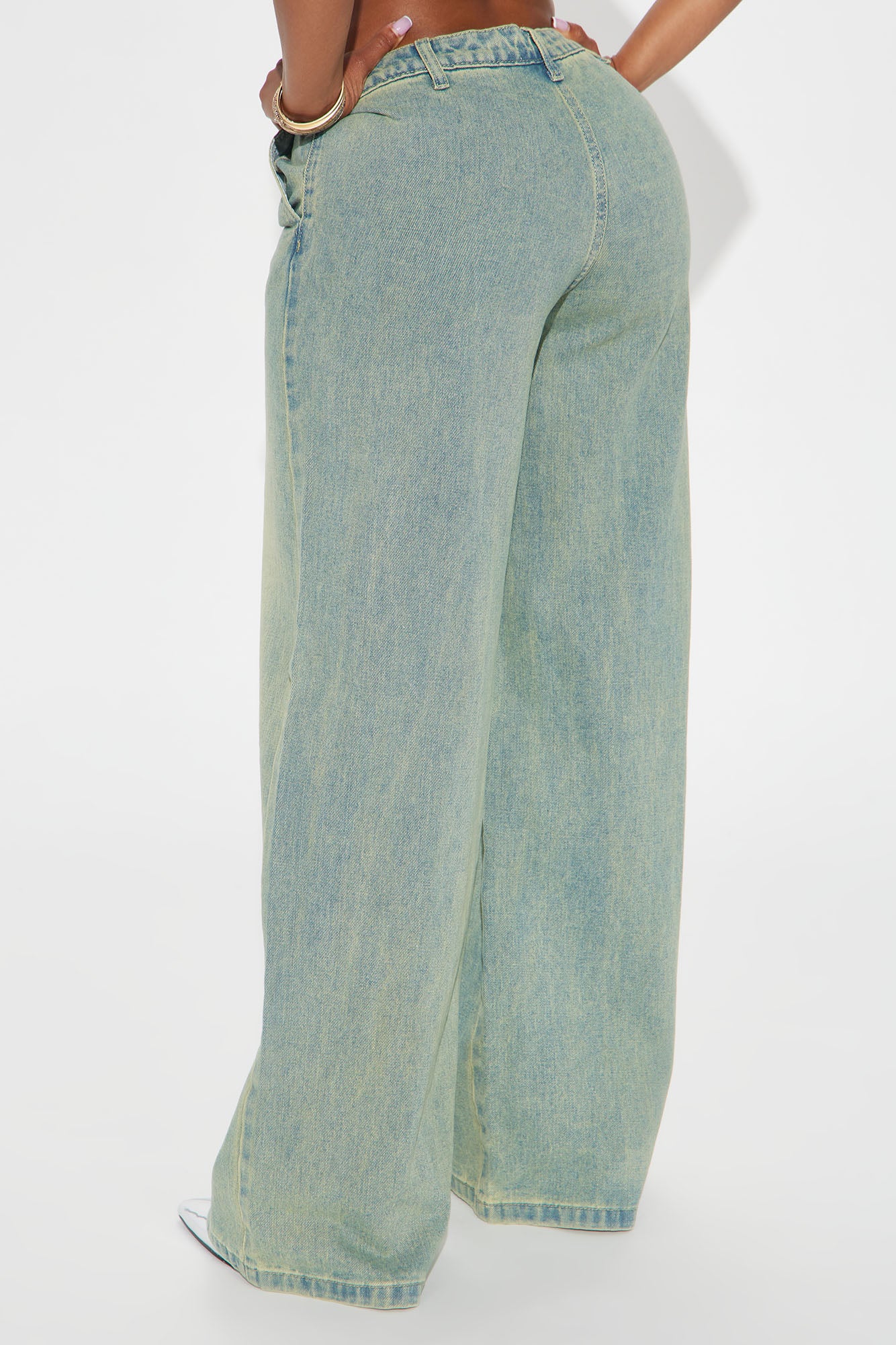 Work Angles Tinted Trouser Jeans - Light Wash - Image 3