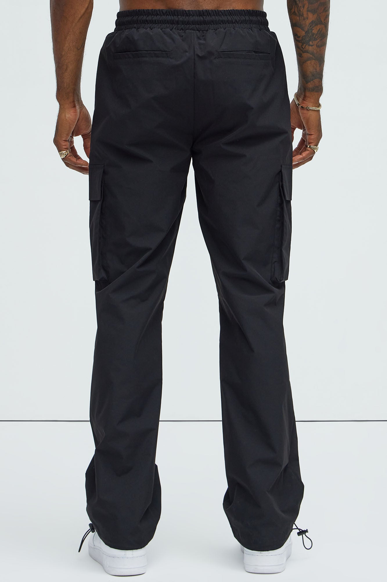 Ansel Tech Cargo Jogger - Black - Image 5