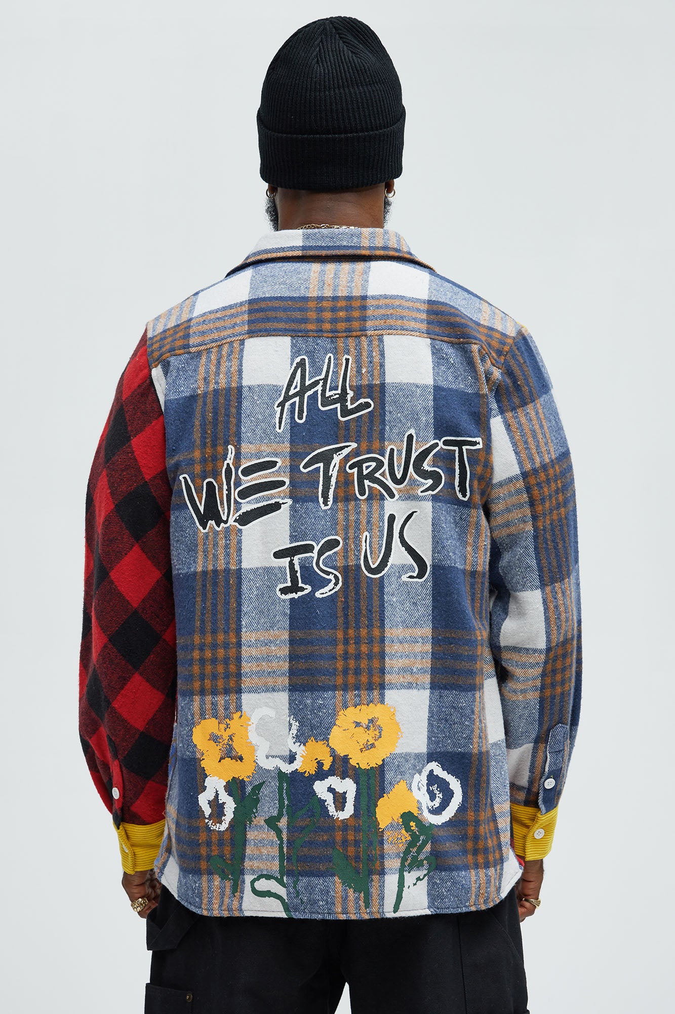 All We Trust Flannel - Multi Color - Image 5
