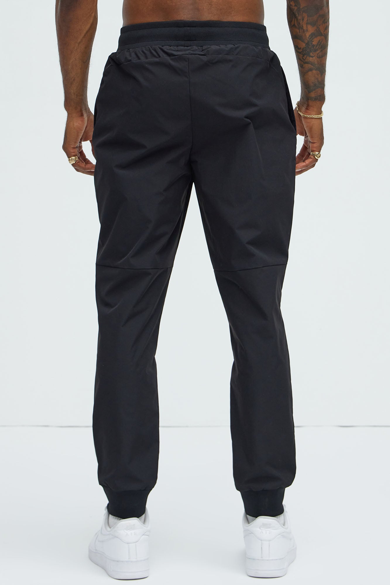 Ansel Tech Train Jogger - Black - Image 5