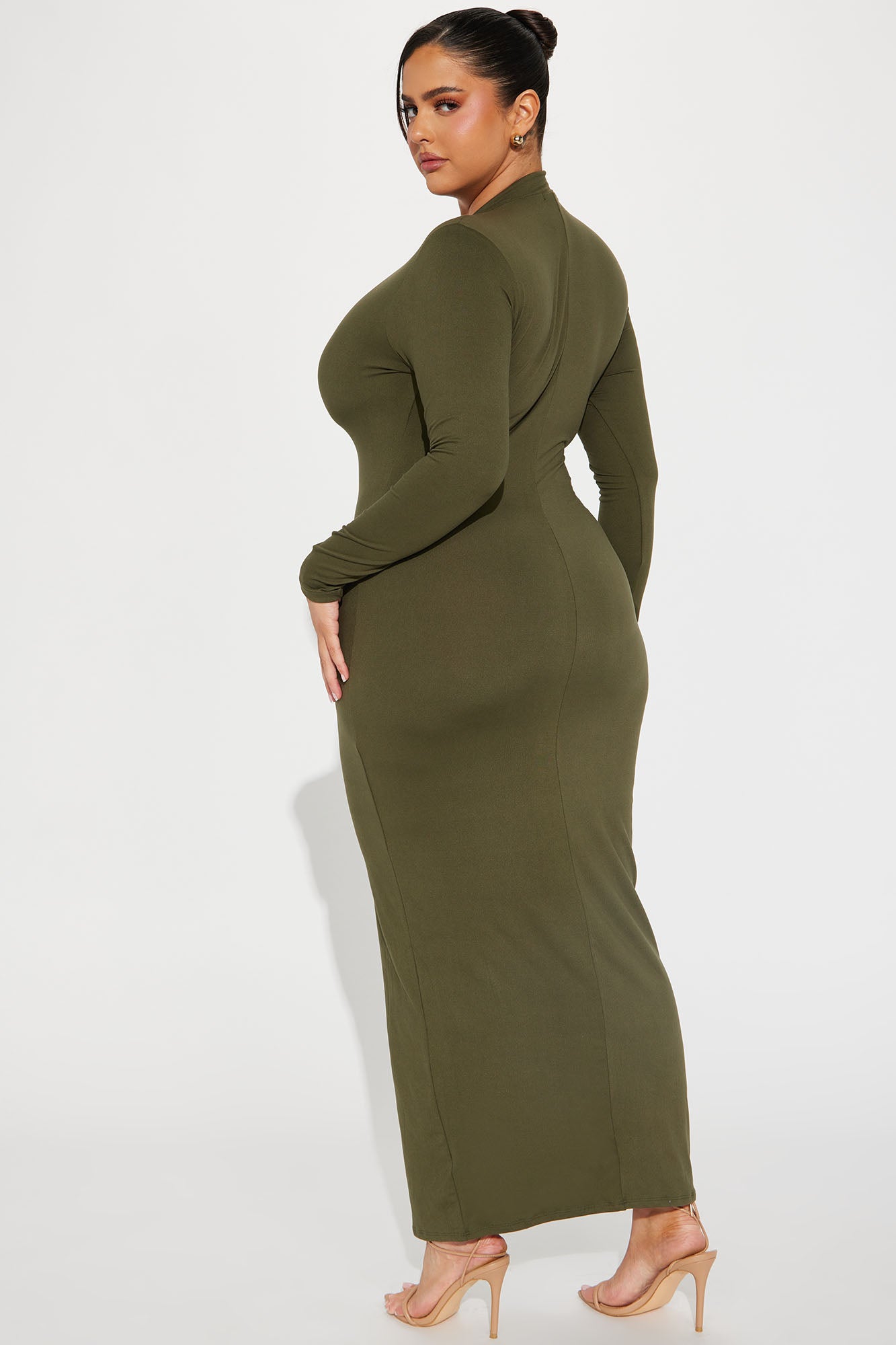 Zaria Maxi Dress - Olive - Image 6