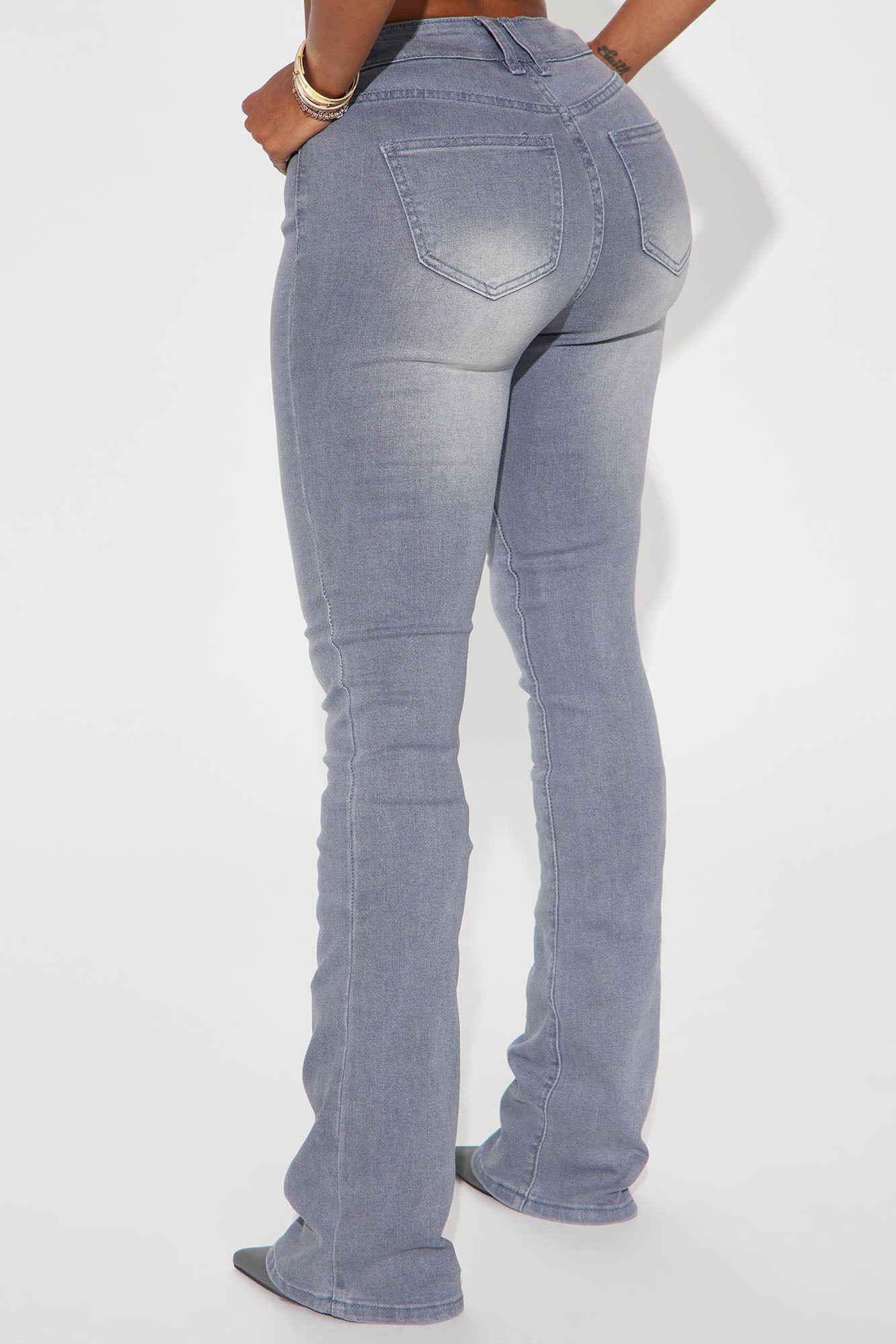 Fatal Attraction Stretch Bootcut Jeans - Blue - Image 3