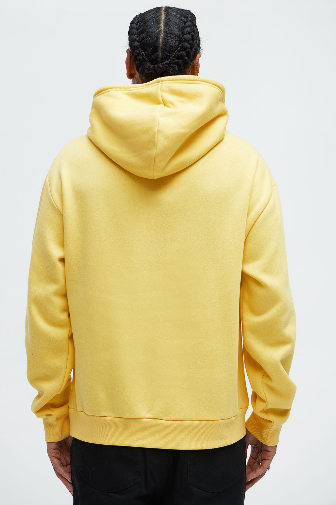 Anime Hits Different Hoodie - Yellow - Image 3
