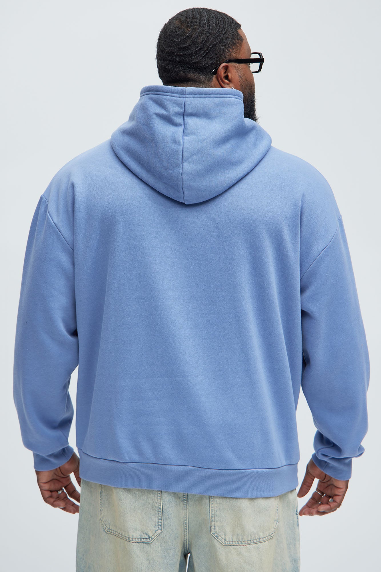 LA Scenes Hoodie - Slate Blue - Image 7
