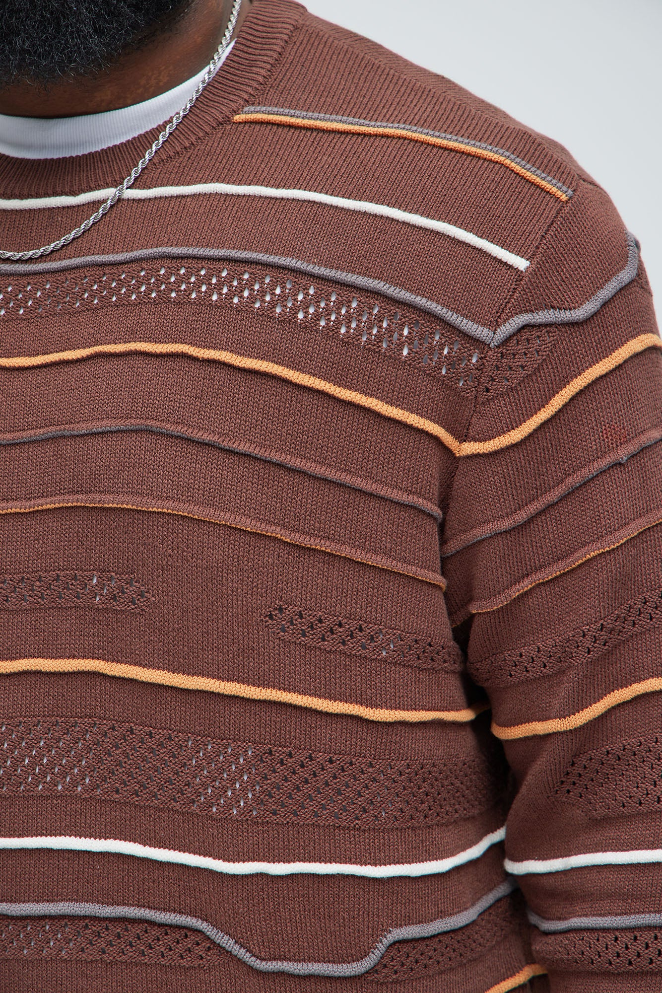 Dreamer Crewneck Sweater - Brown/combo - Image 8