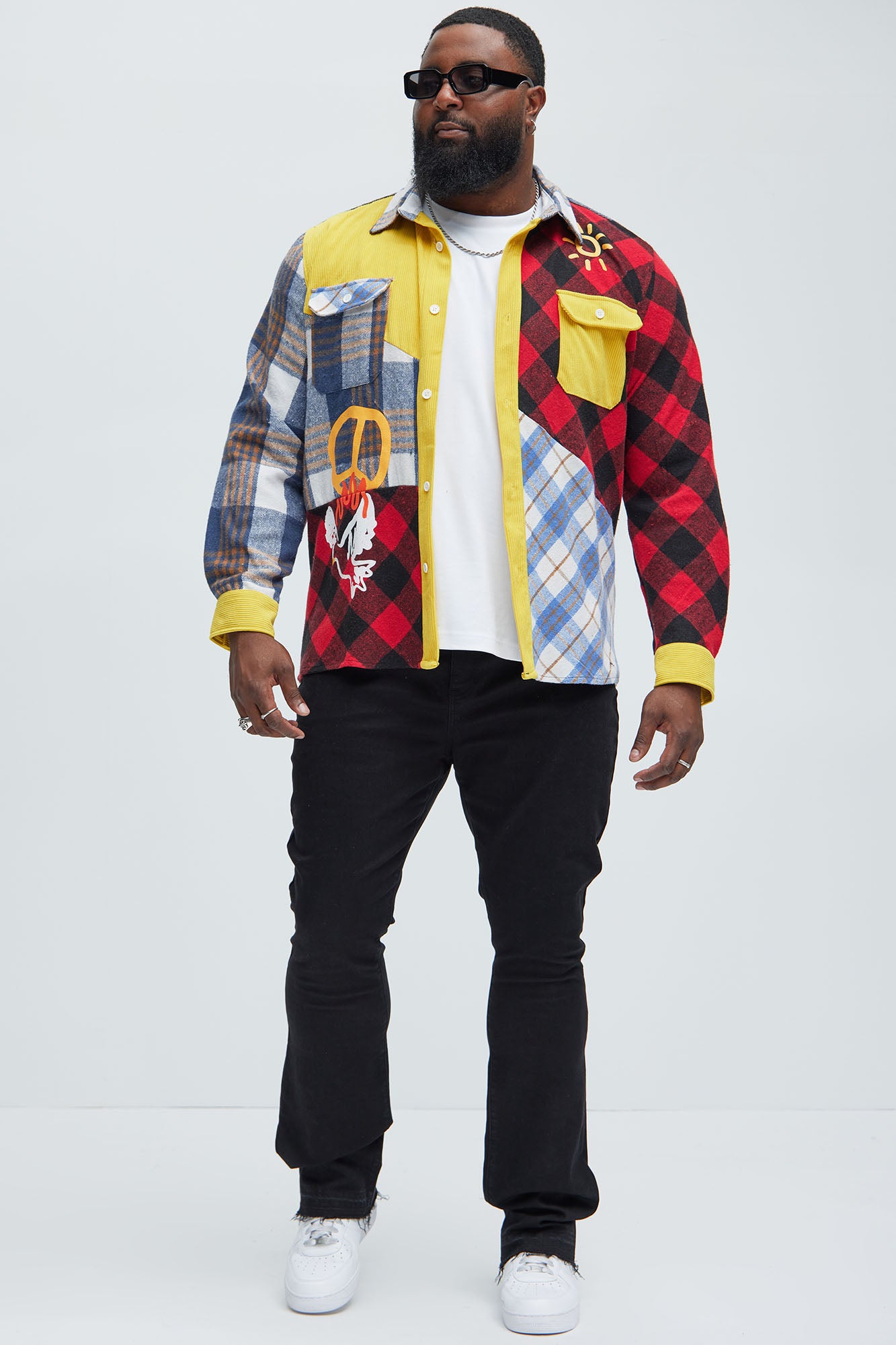 All We Trust Flannel - Multi Color - Image 7